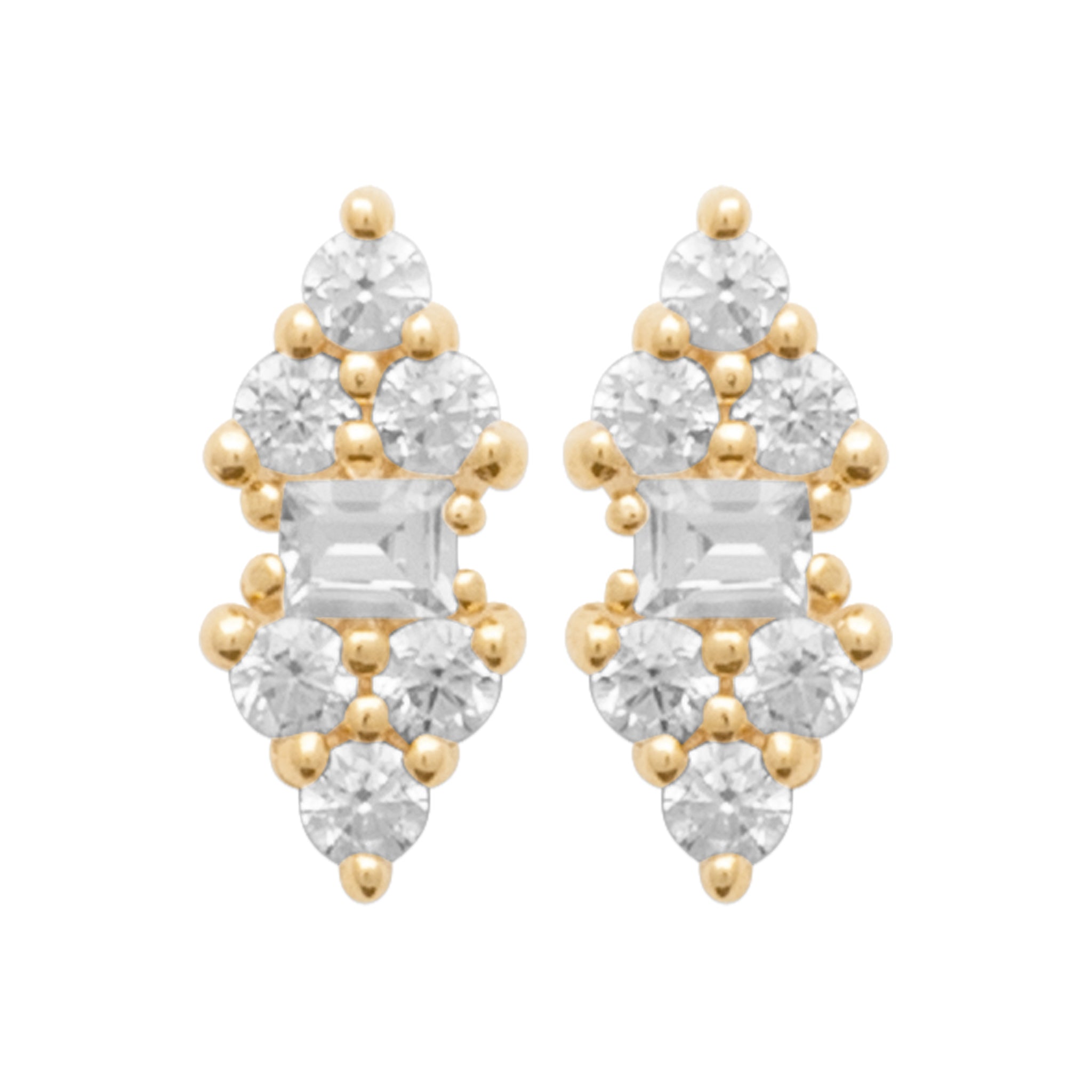 Boucles d'oreilles multi oxydes