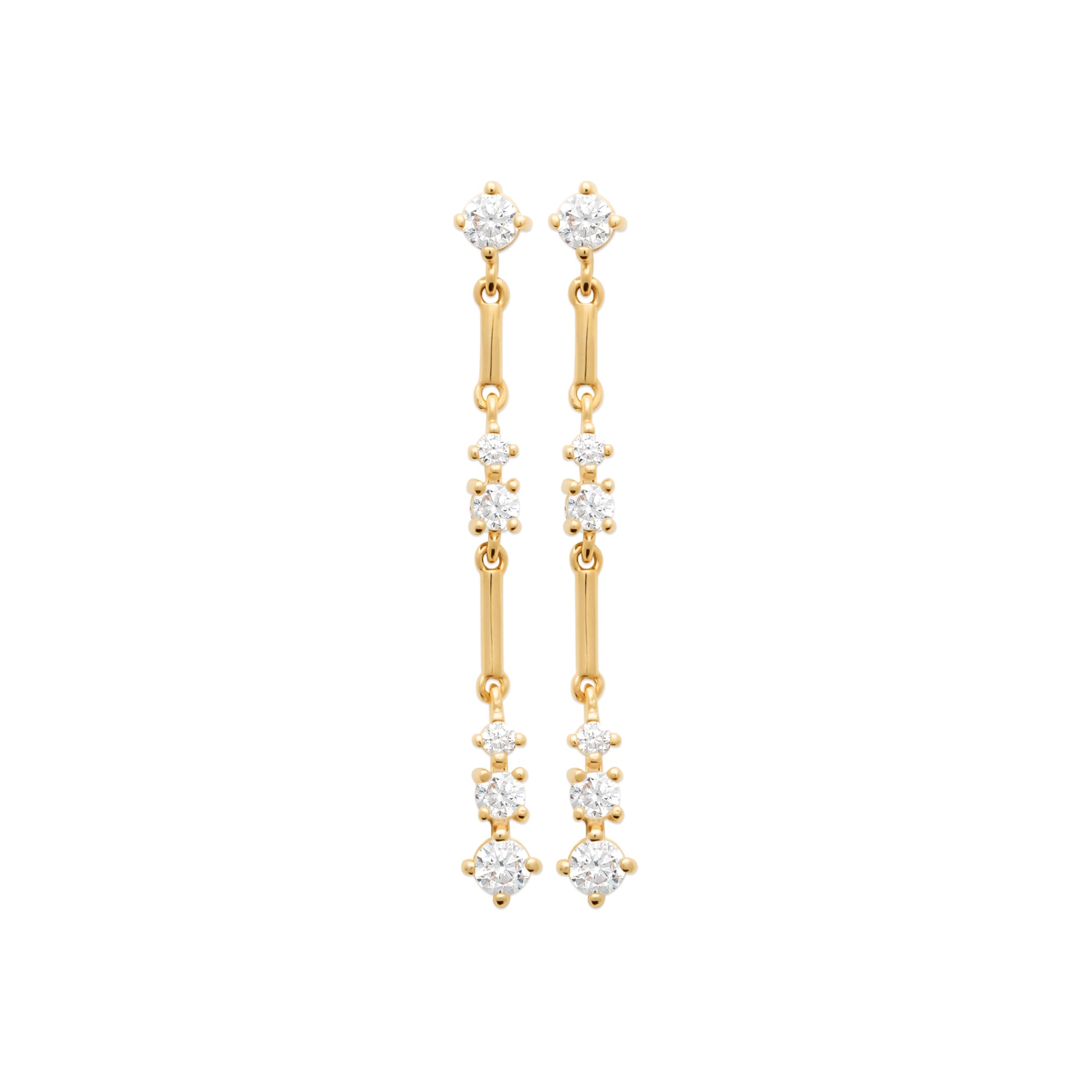 Boucles d'oreilles barres et oxydes