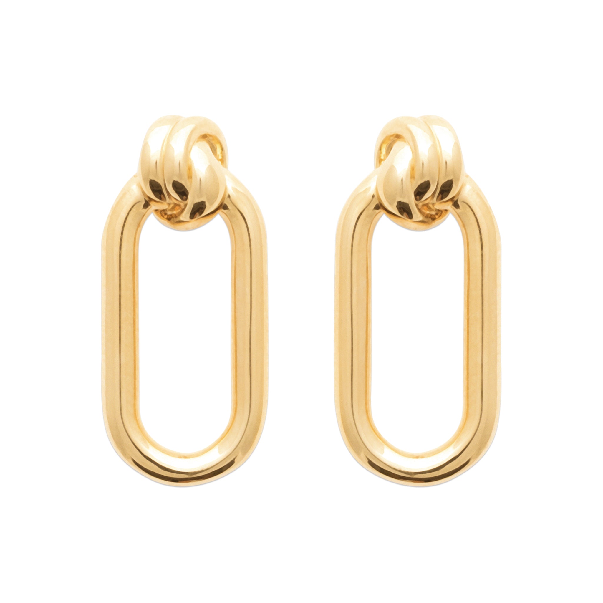 Boucles d'oreilles nœuds trombones