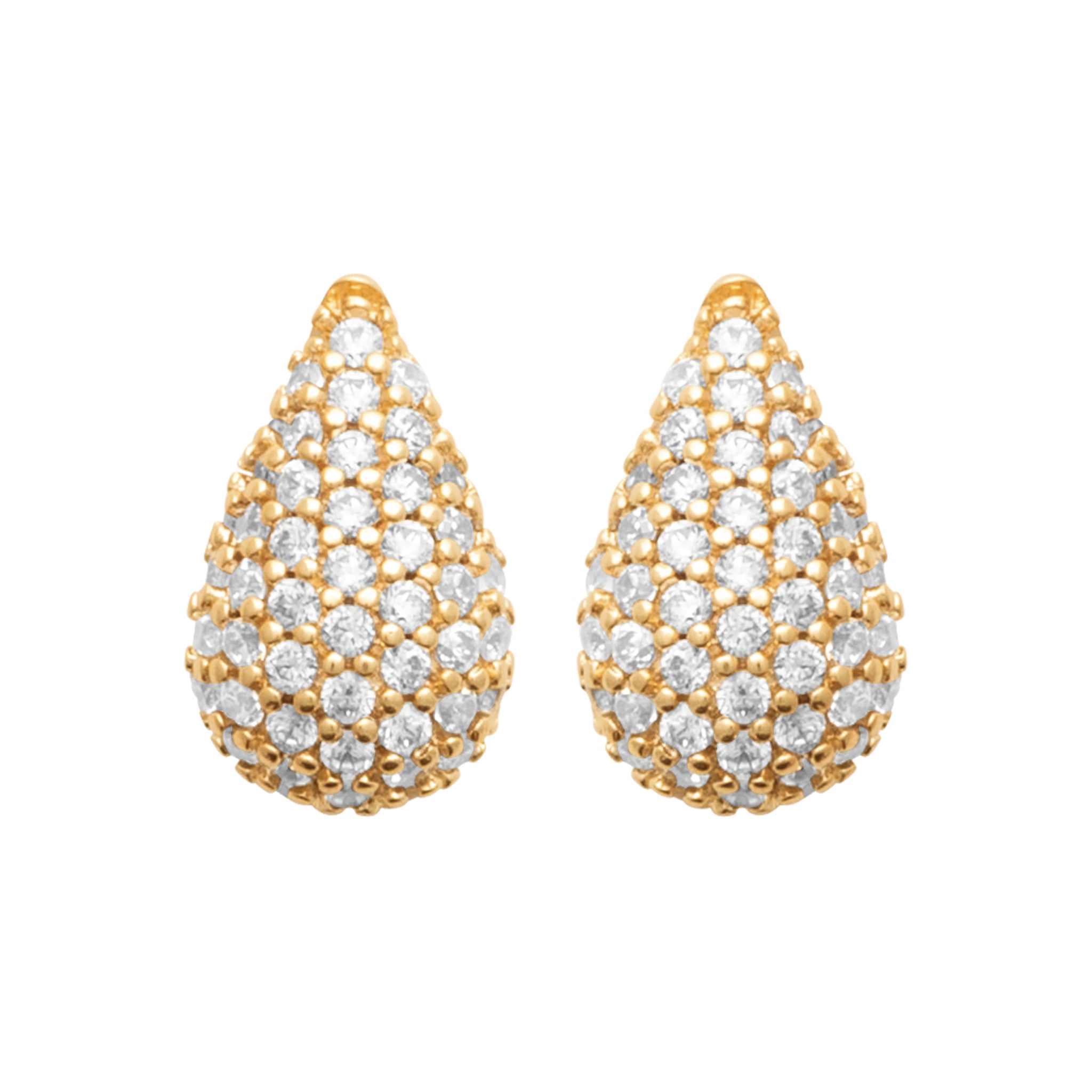 Boucles d'oreilles puces gouttes