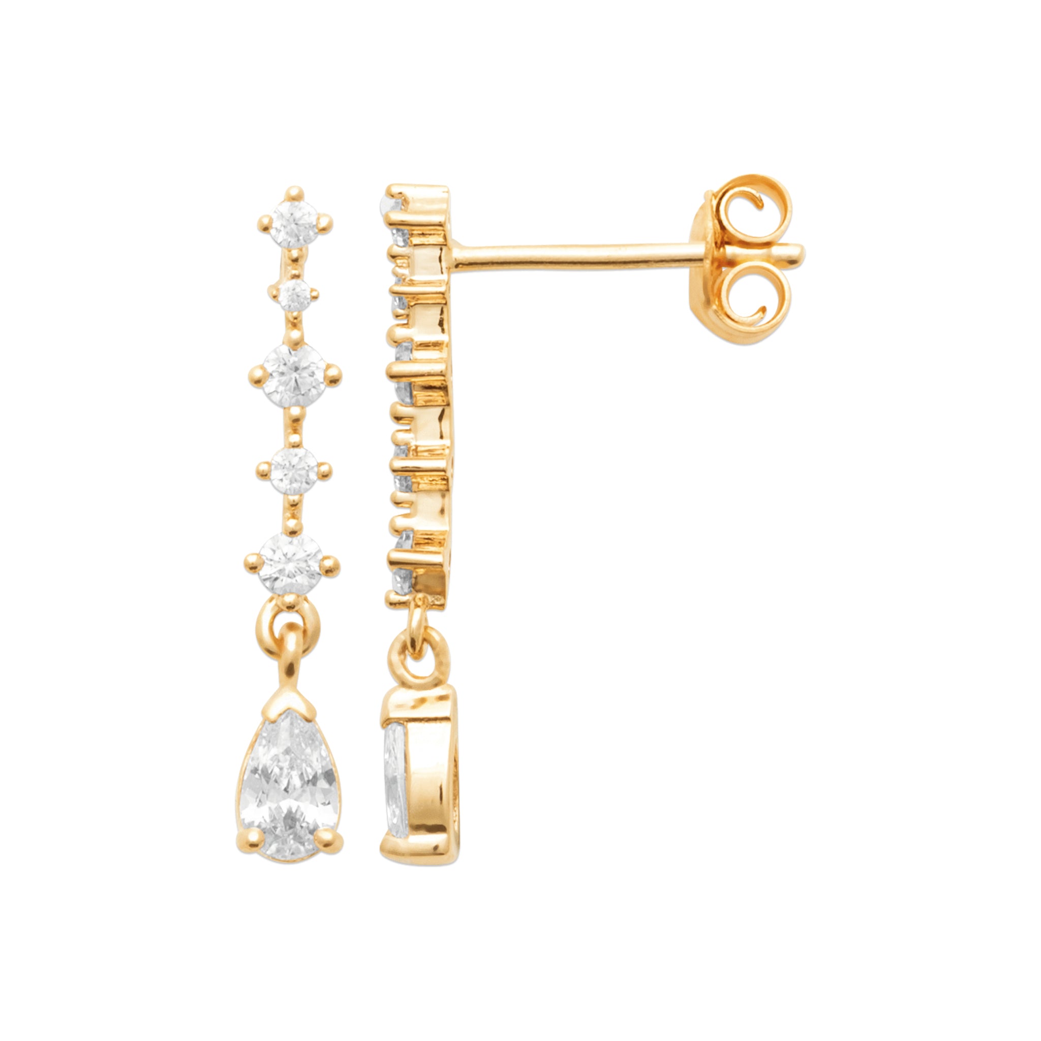 Boucles d'oreilles gouttes pendantes