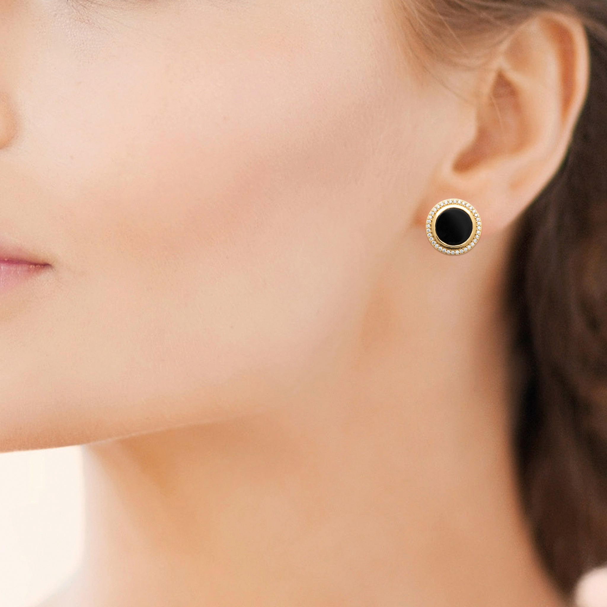 Boucles d'oreilles pierre naturelle