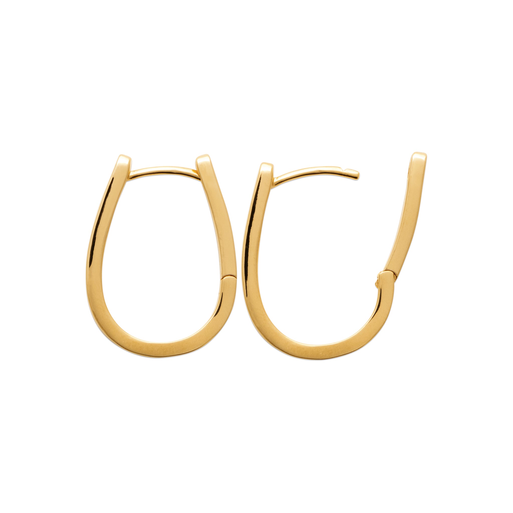 Créoles gouttes empierrées