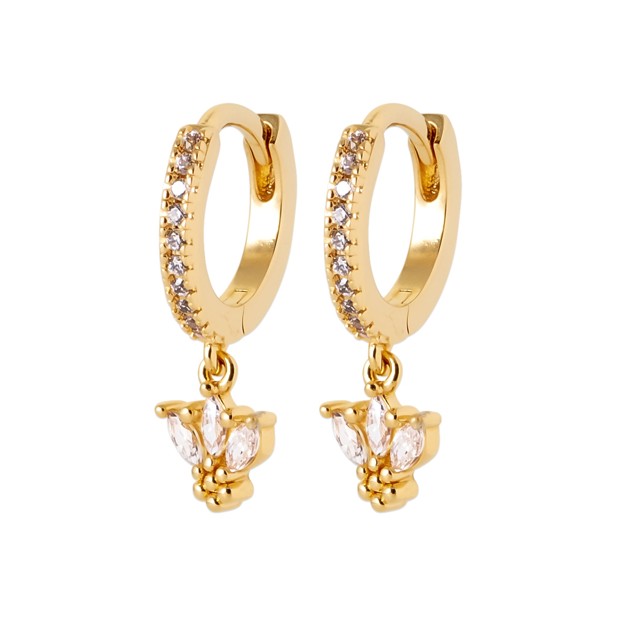 Boucles d'oreilles charm oxydes