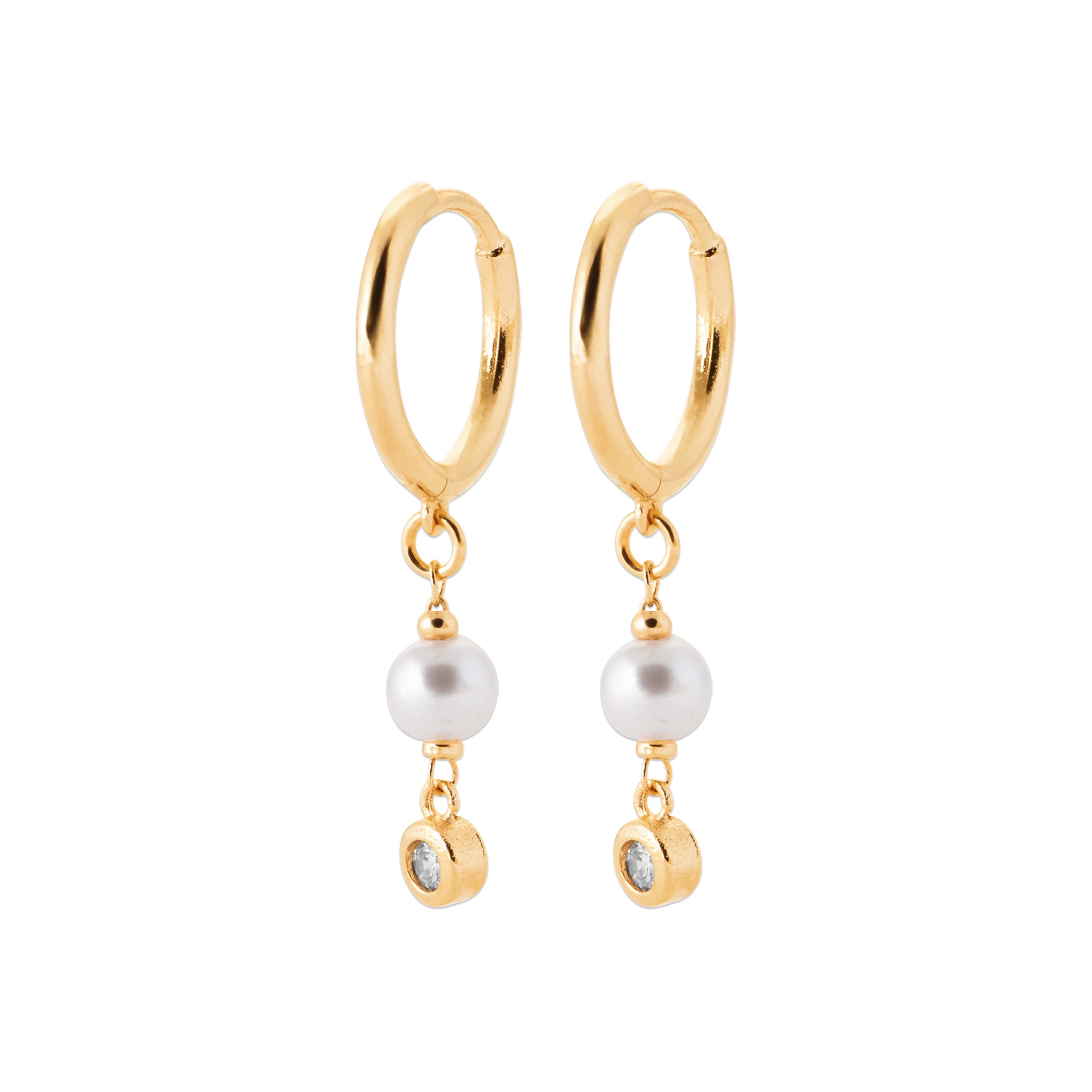 Créoles pampilles perles et oxydes