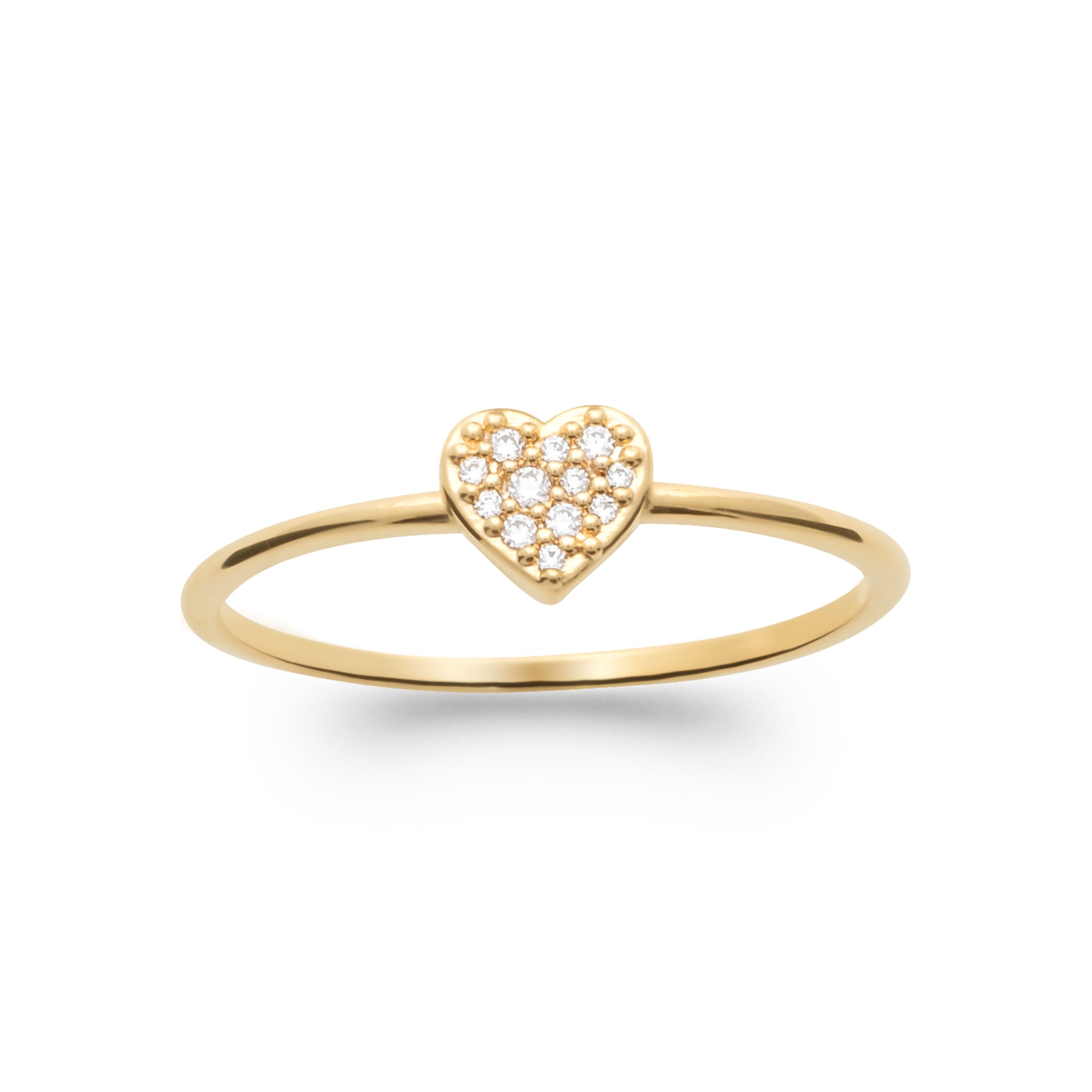 Bague - Cœur - Oxyde de zirconium