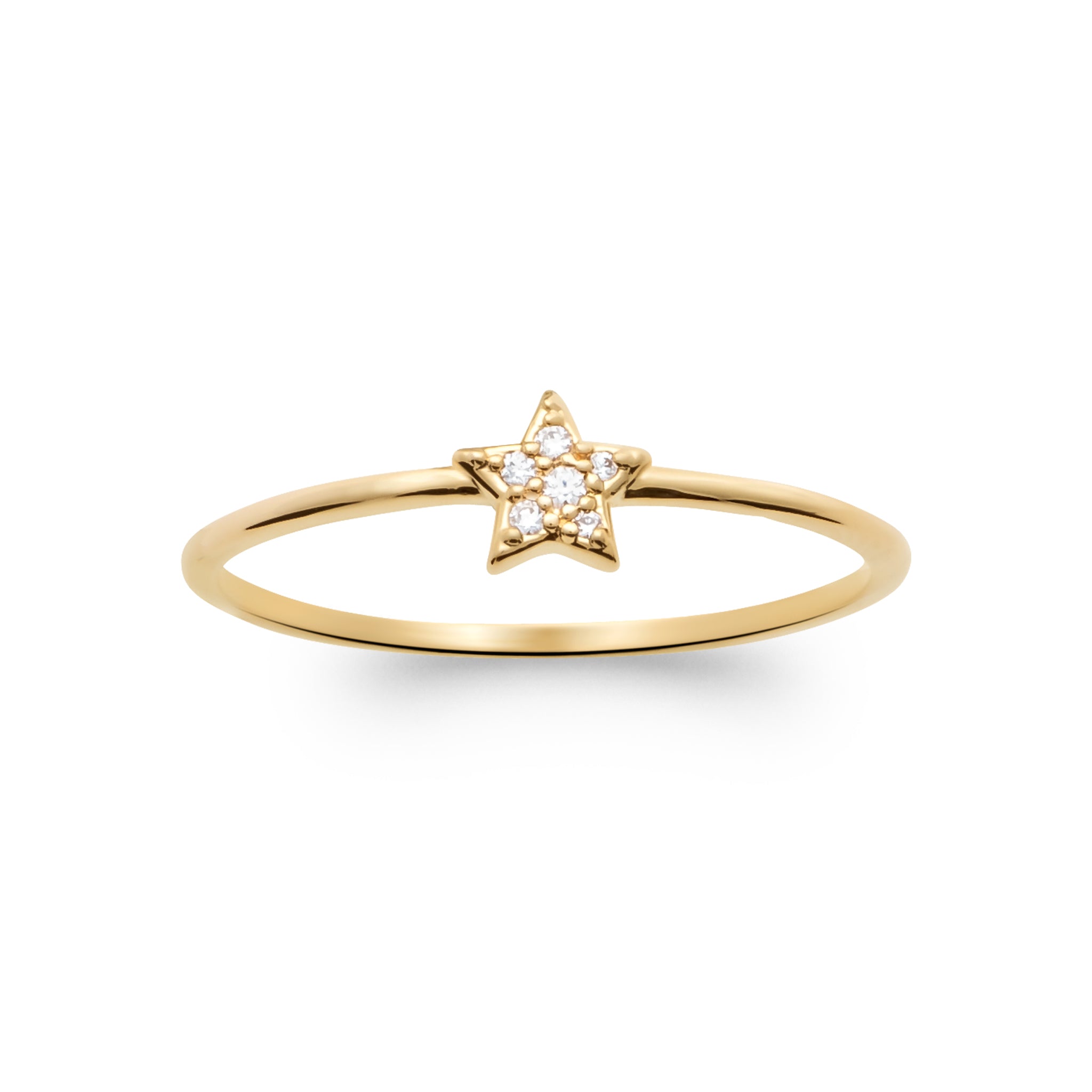Bague - Étoile - Oxyde de zirconium