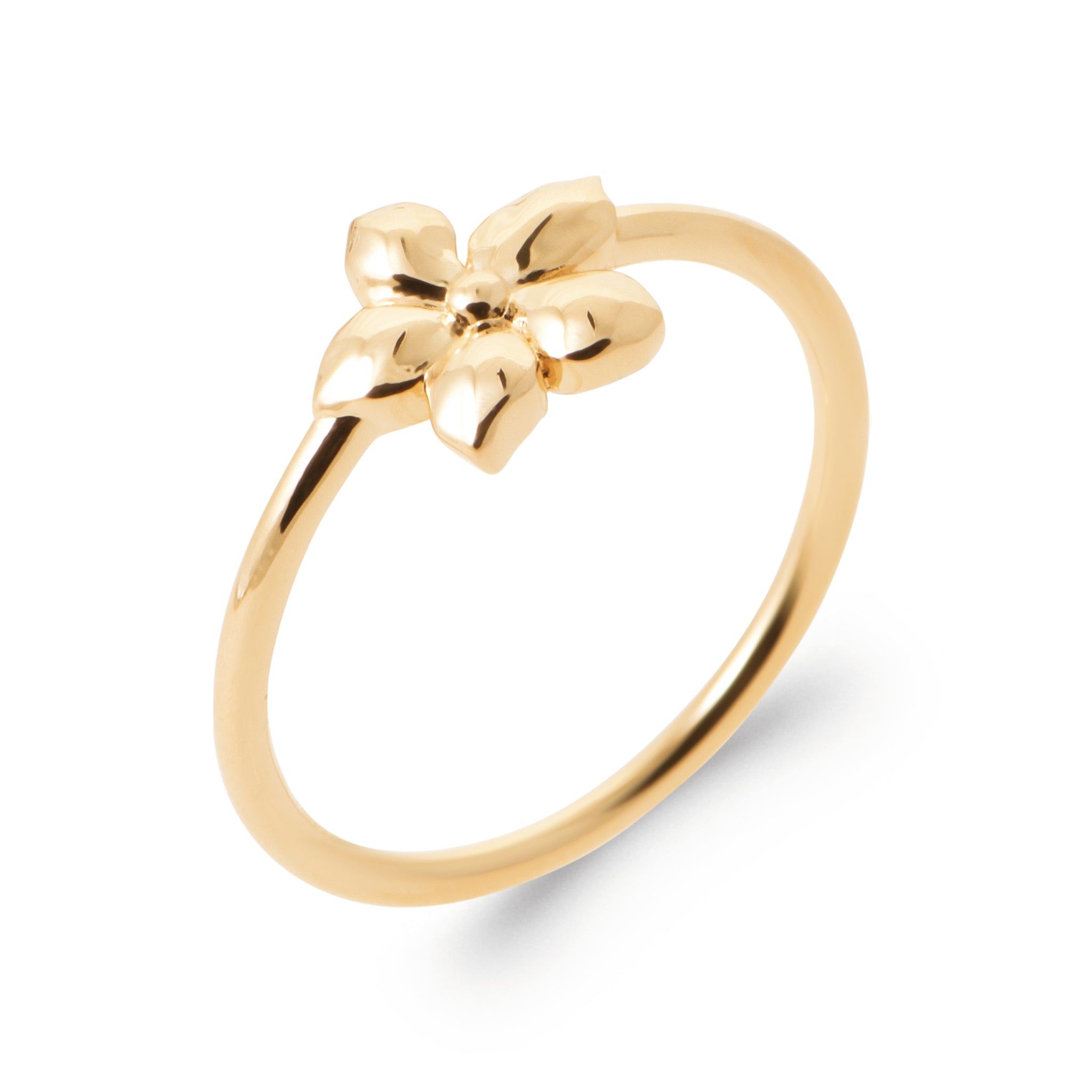 Bague style fleur de Tahiti