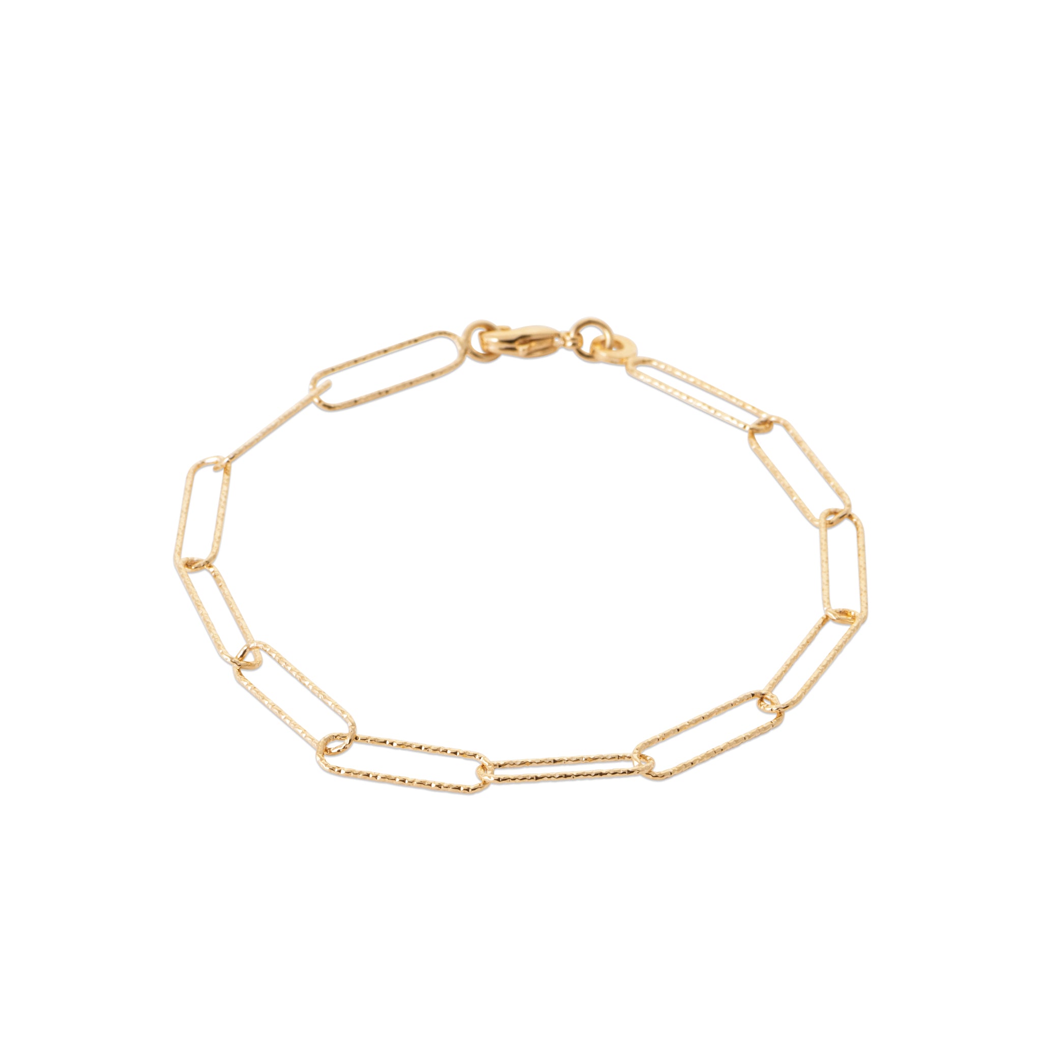 Bracelet maille trombone