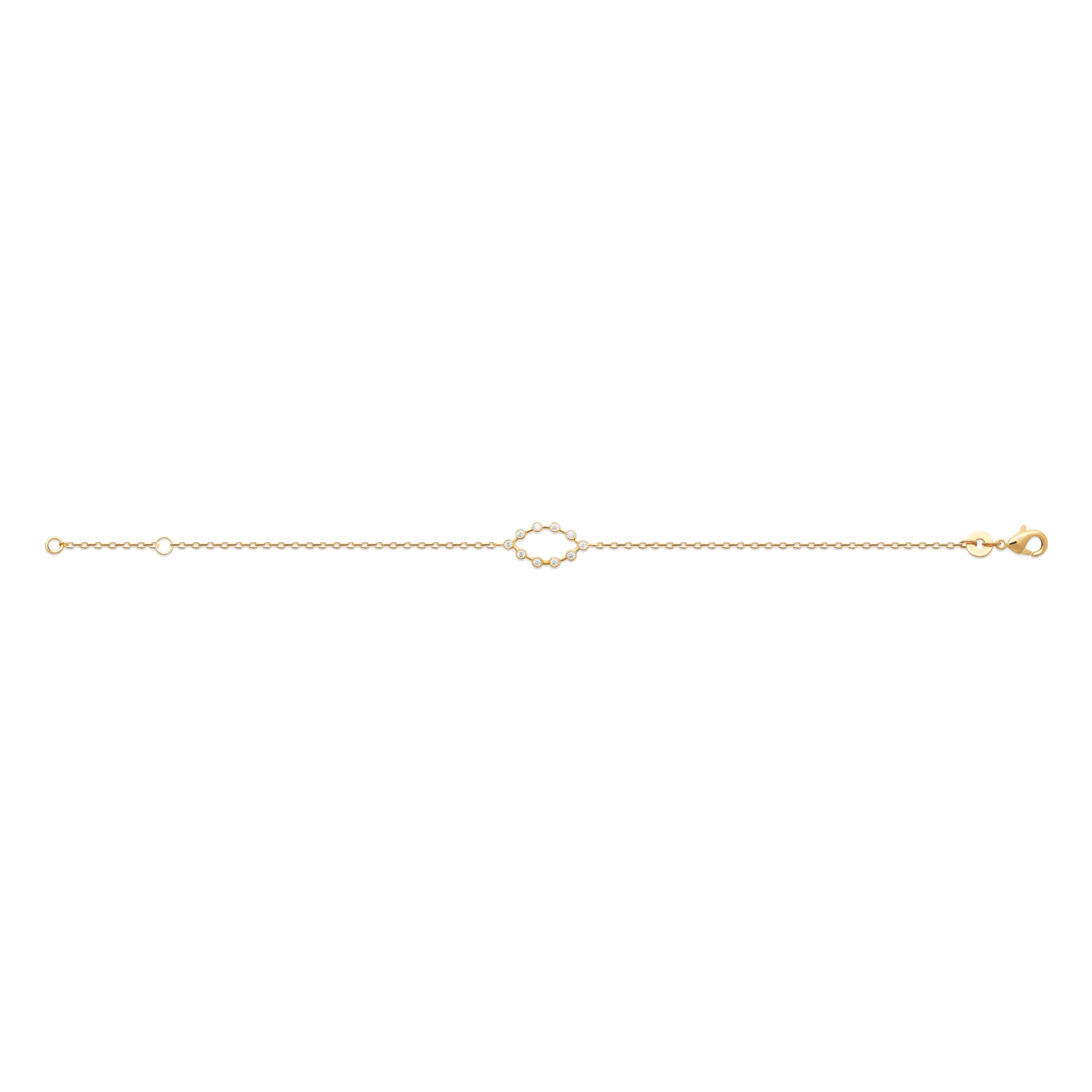 Bracelet ovale oxydes