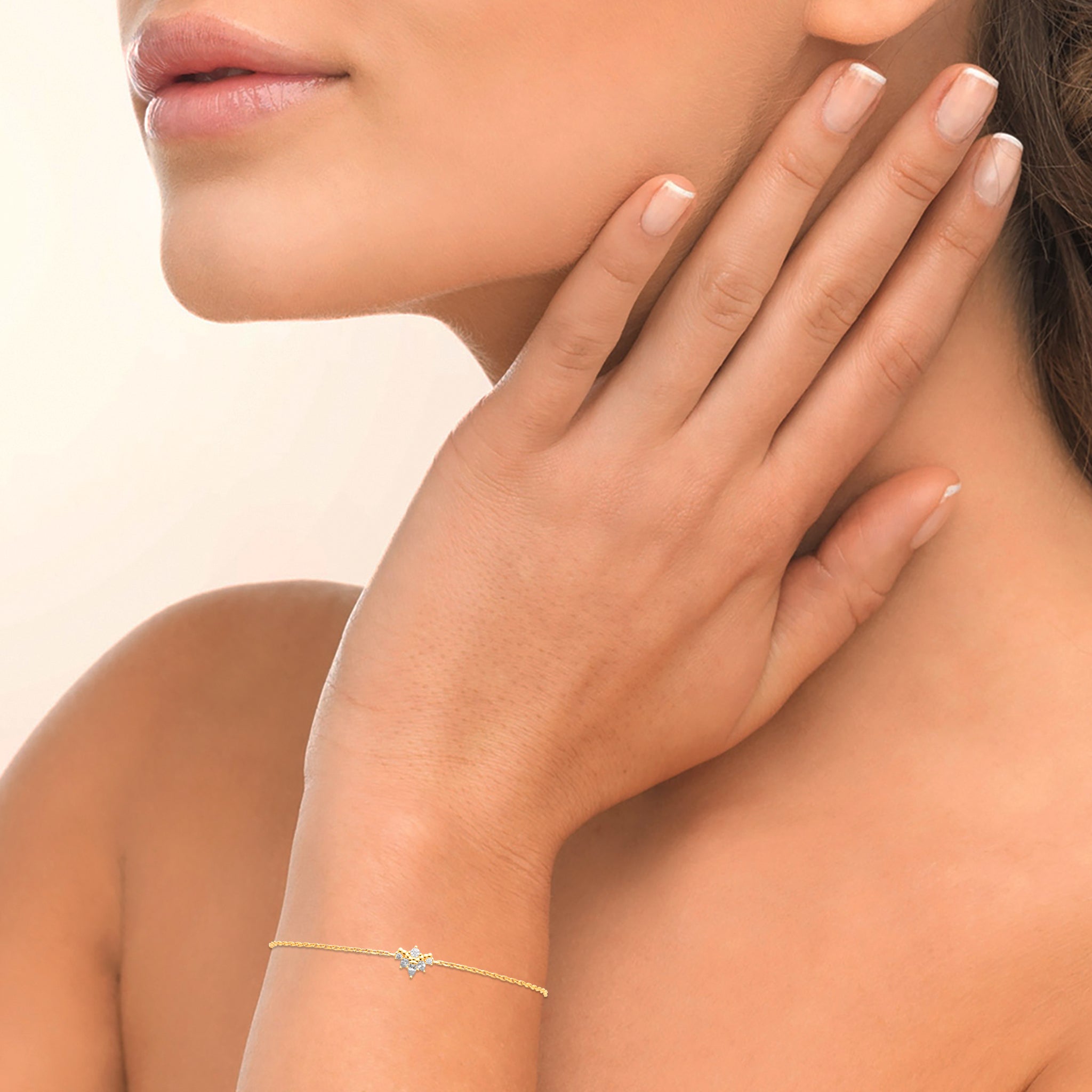 Bracelet motif avec oxydes