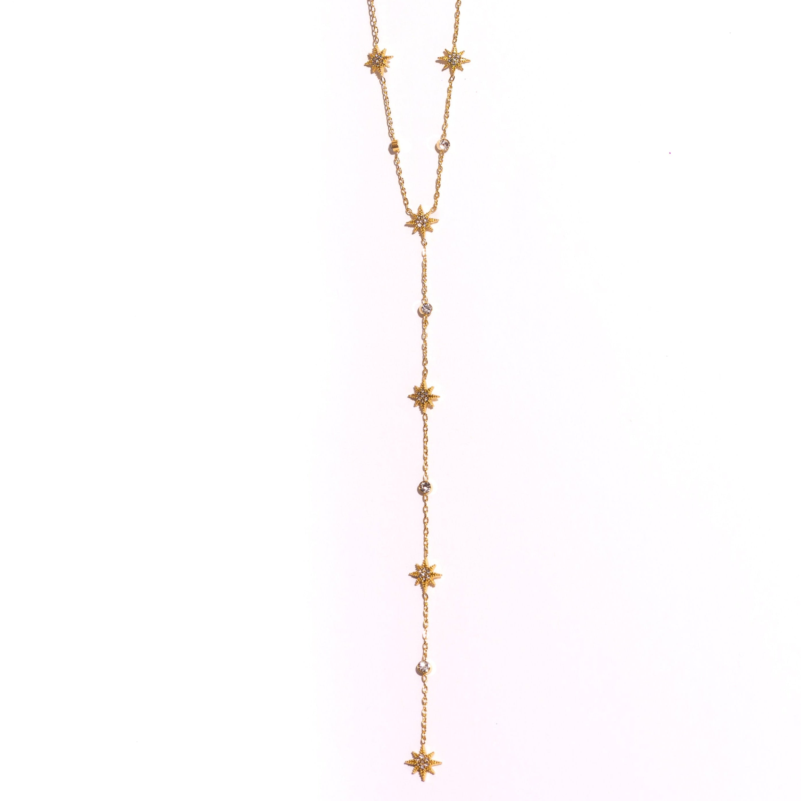 Collier y étoile et zircon