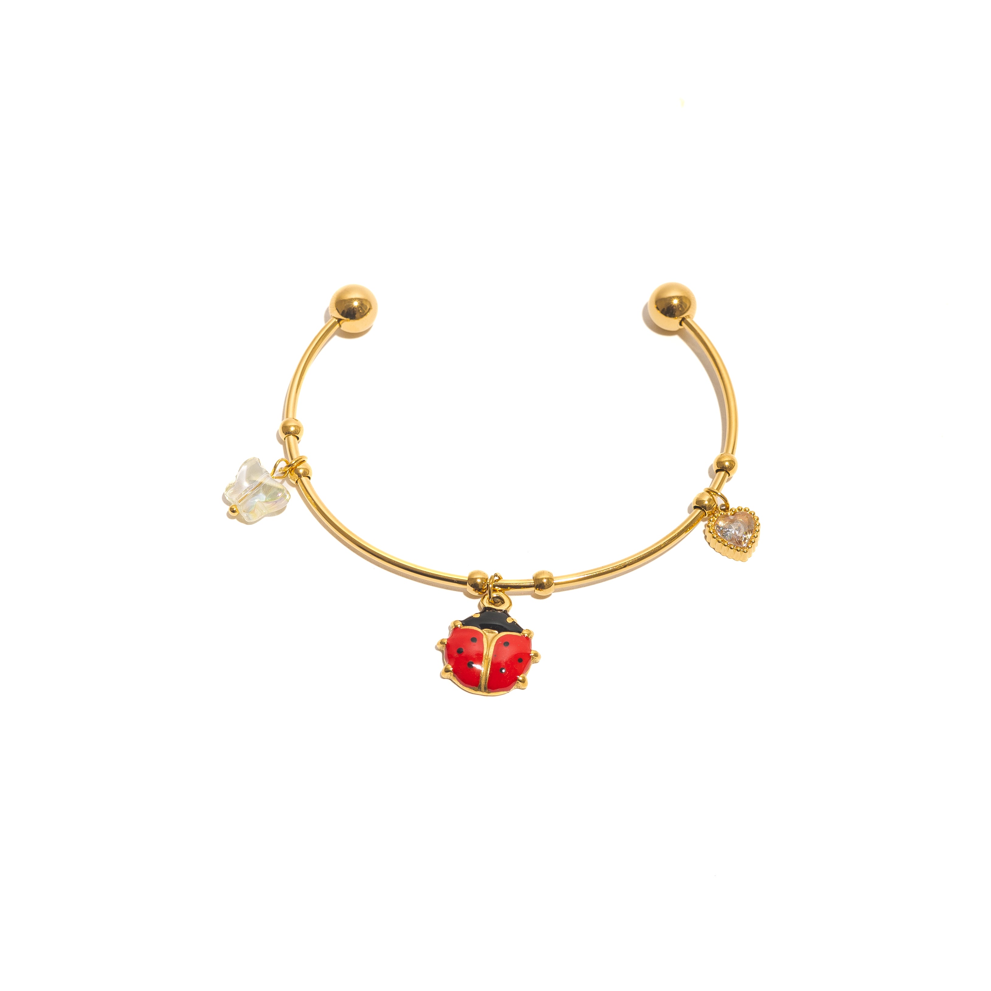 Jonc charms coccinelle