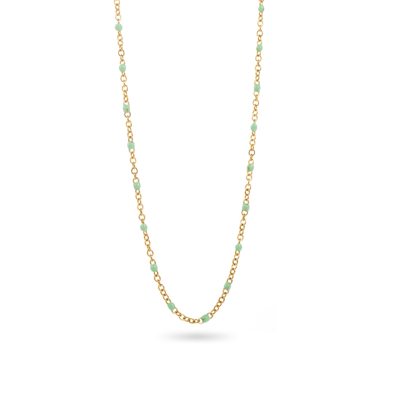 Collier petites perles colorées