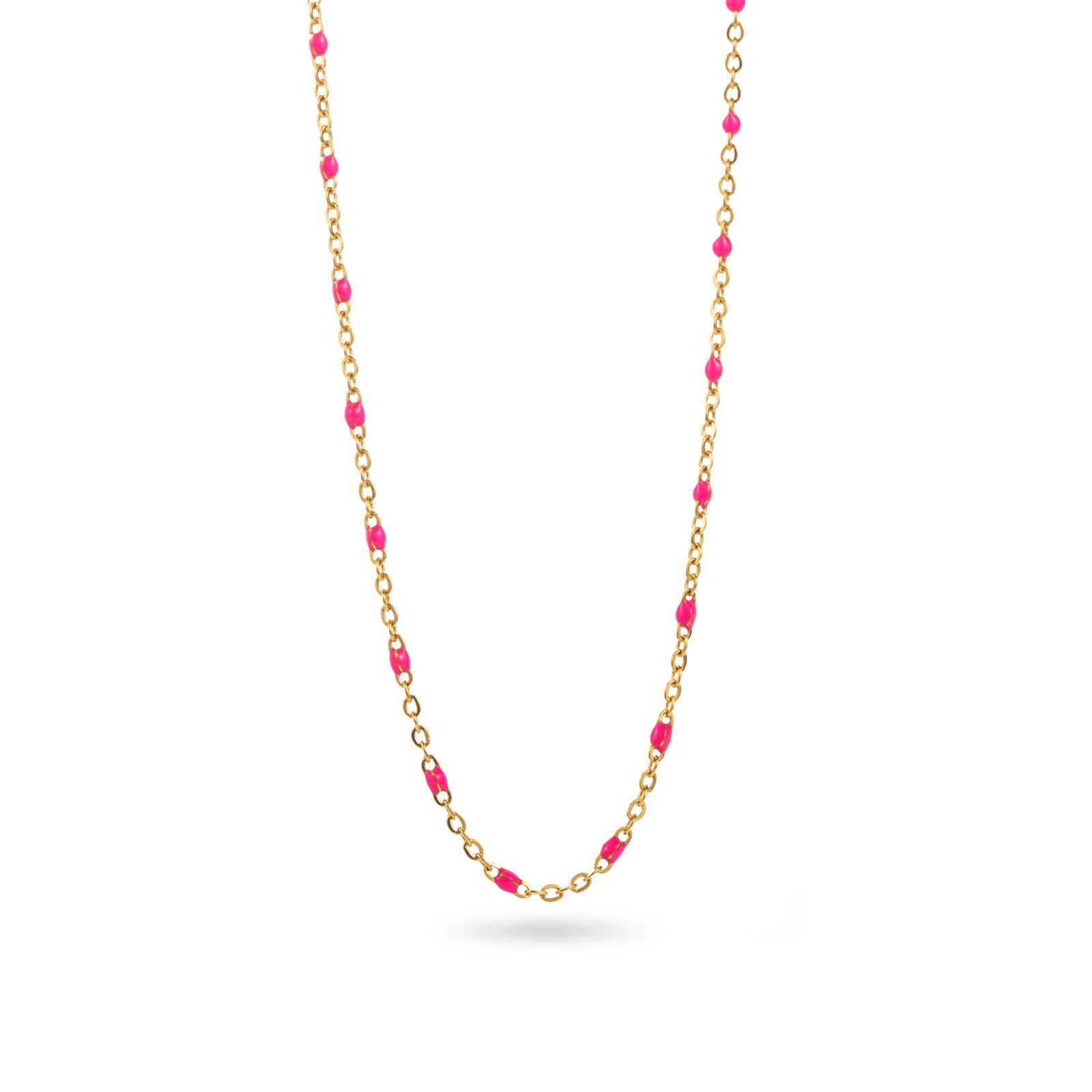 Collier petites perles colorées