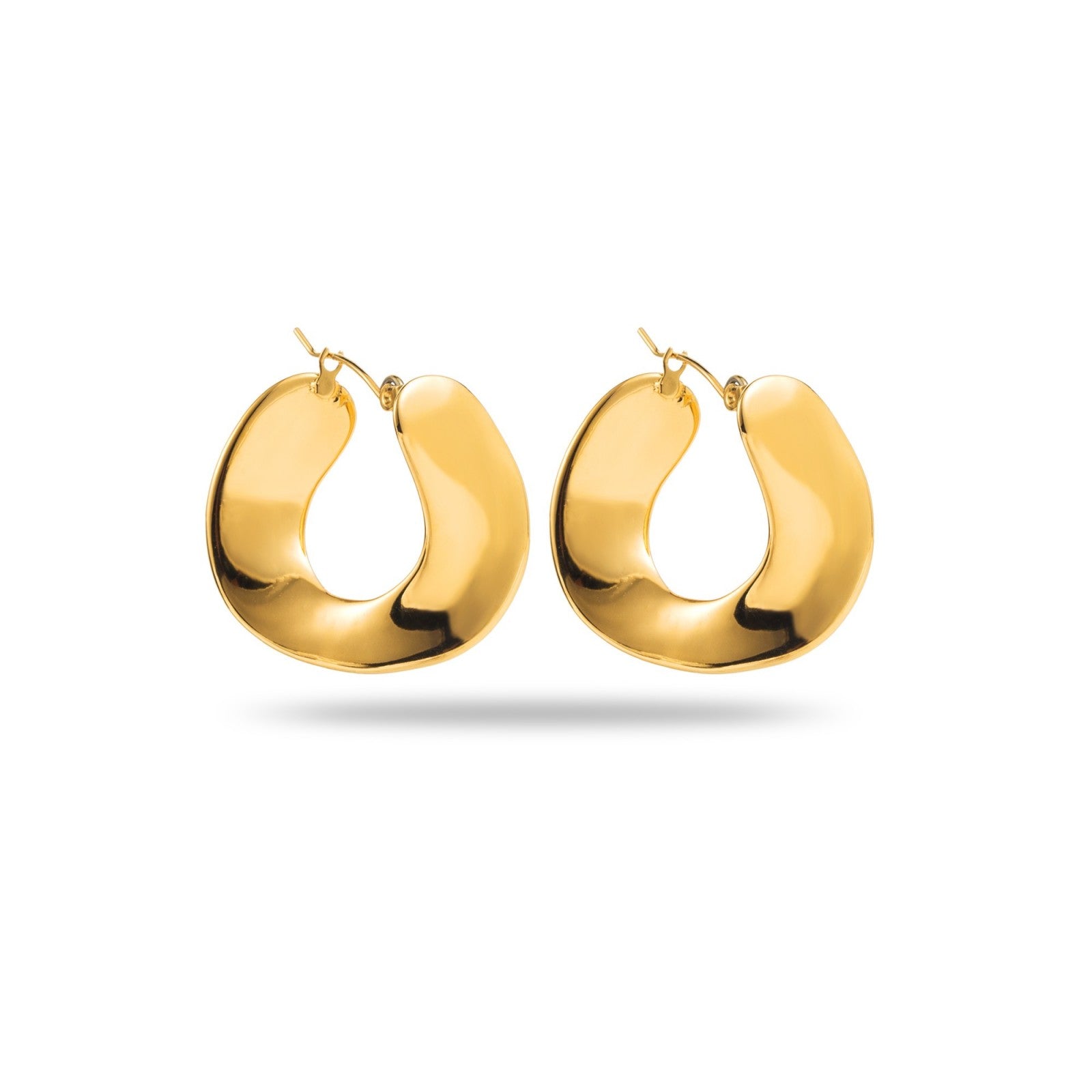 Créoles large forme fantaisie