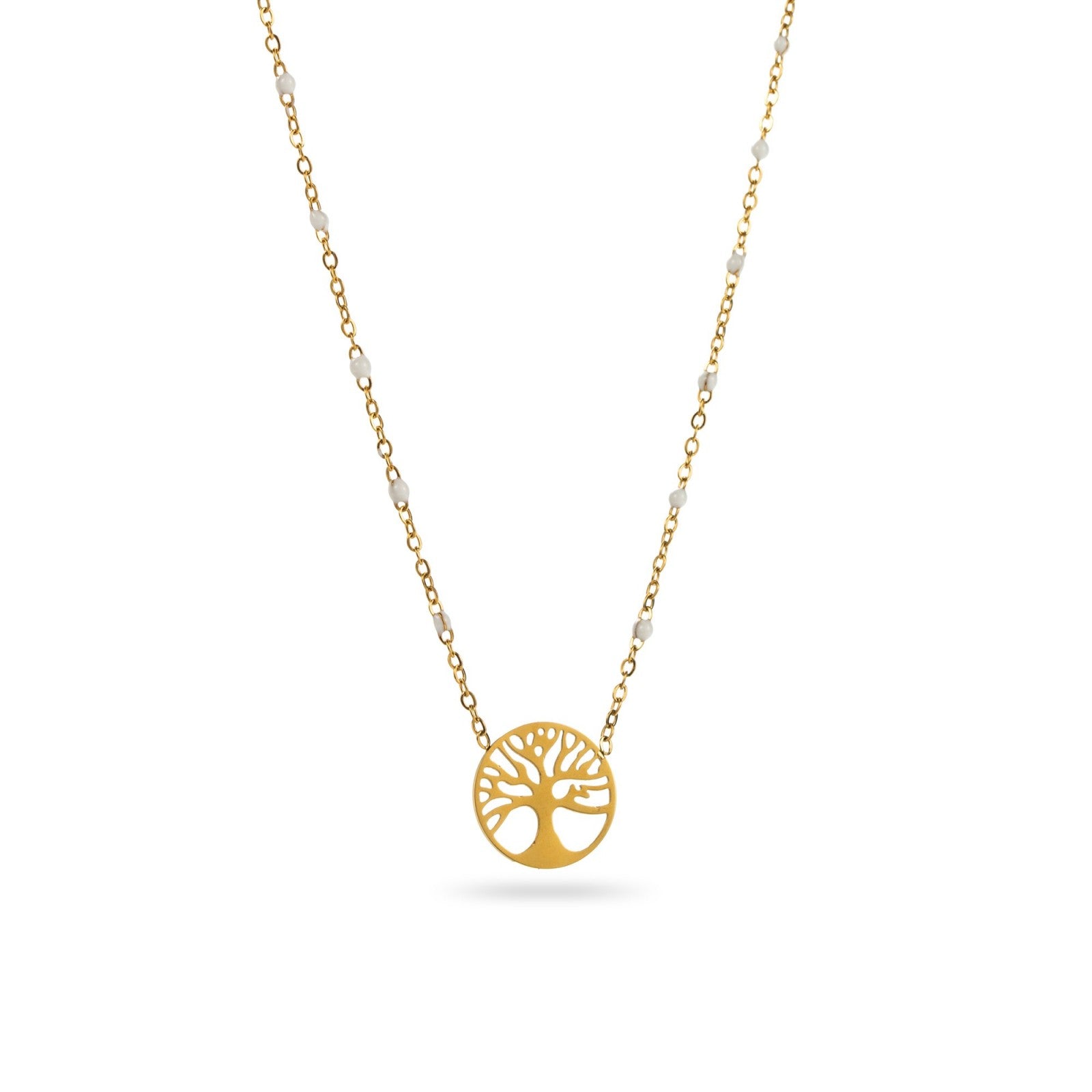 Collier arbre de vie petites perles