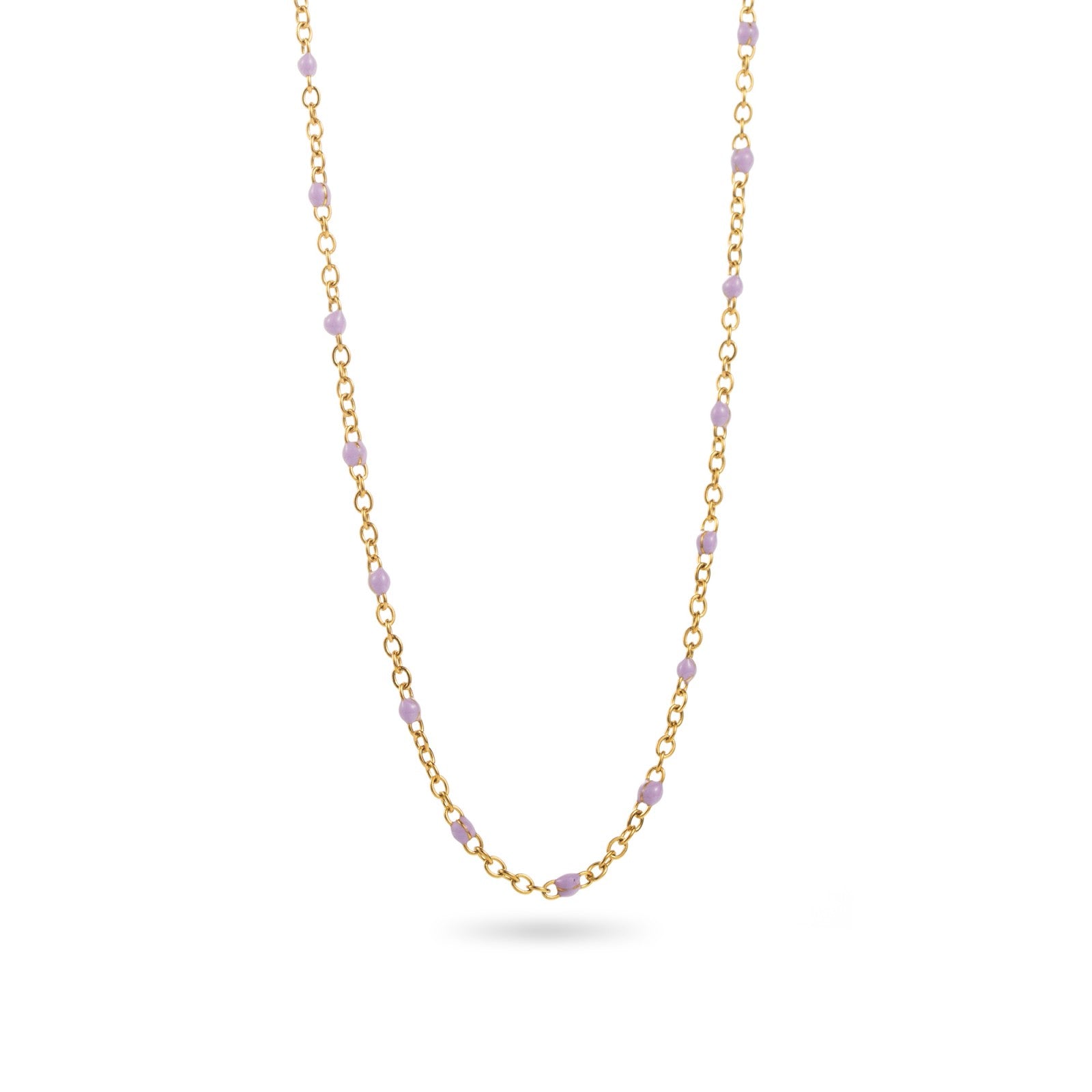 Collier petites perles colorées