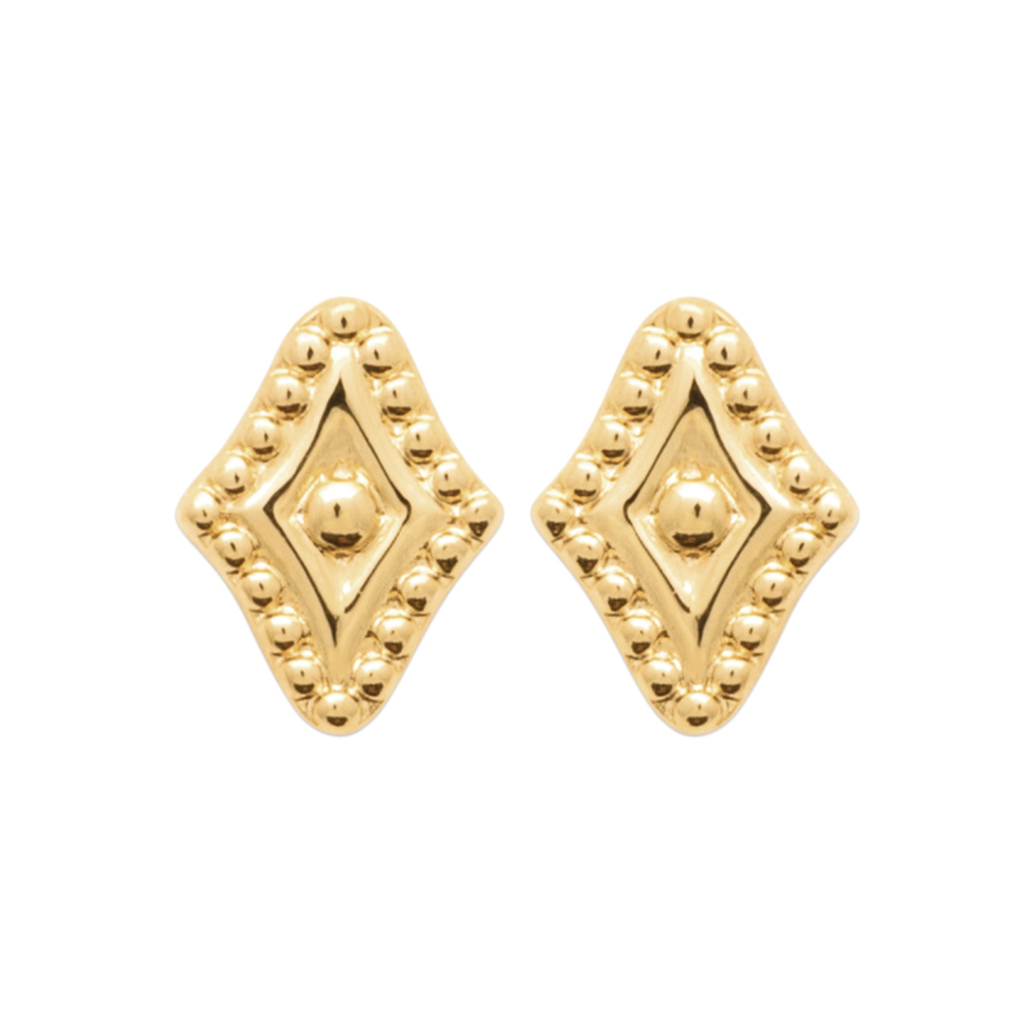 Boucles d'oreilles losange