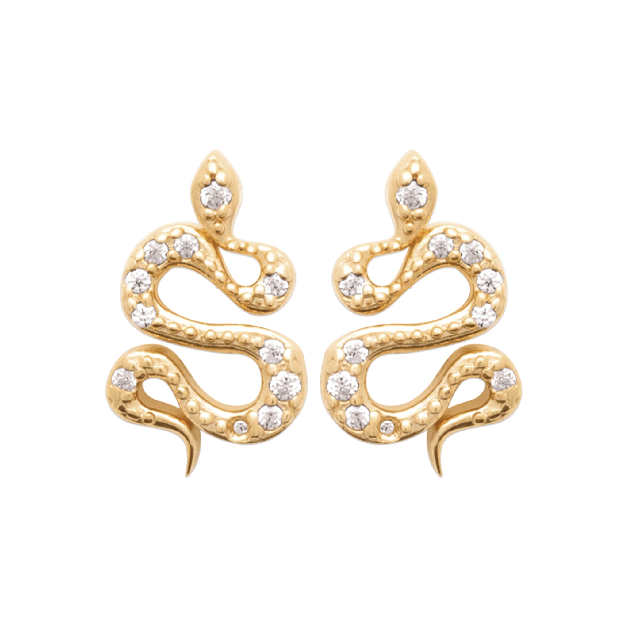 Boucles d'oreilles serpent