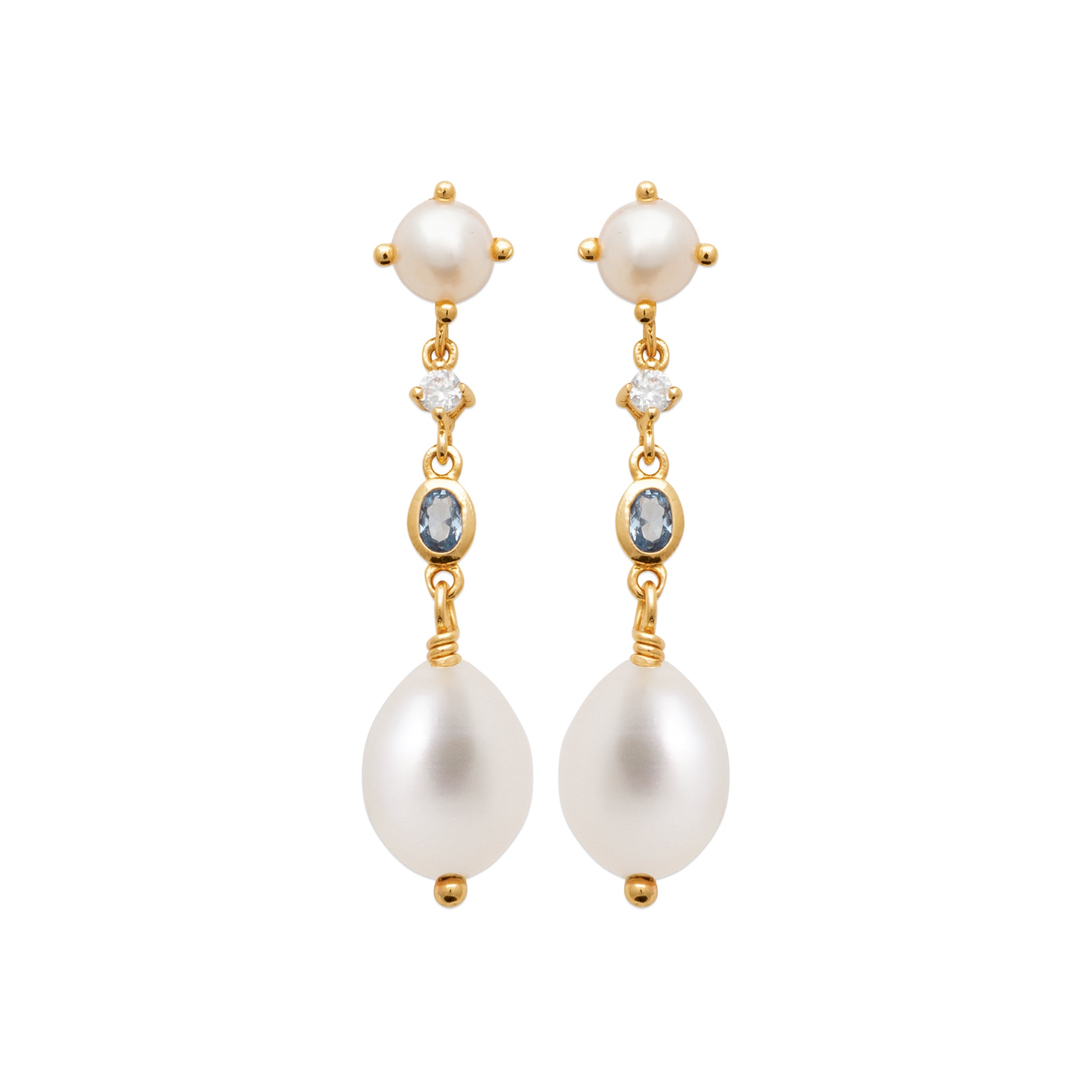 Boucles d'oreilles perles de culture