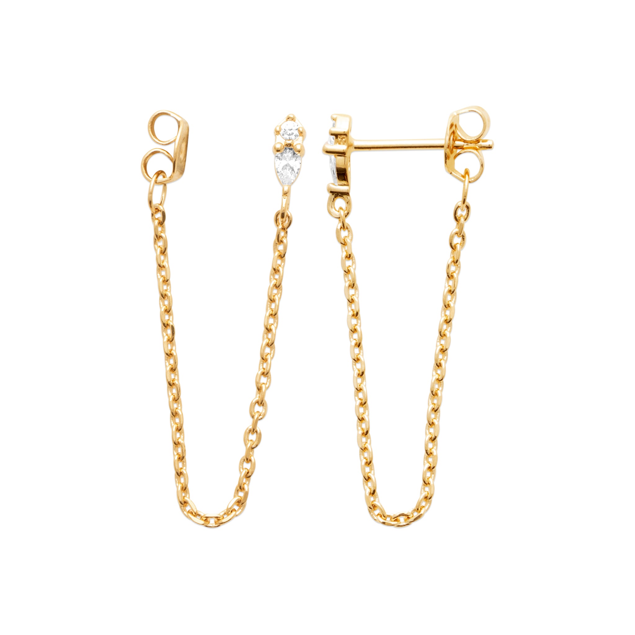 Boucles puces oxydes avec chaîne