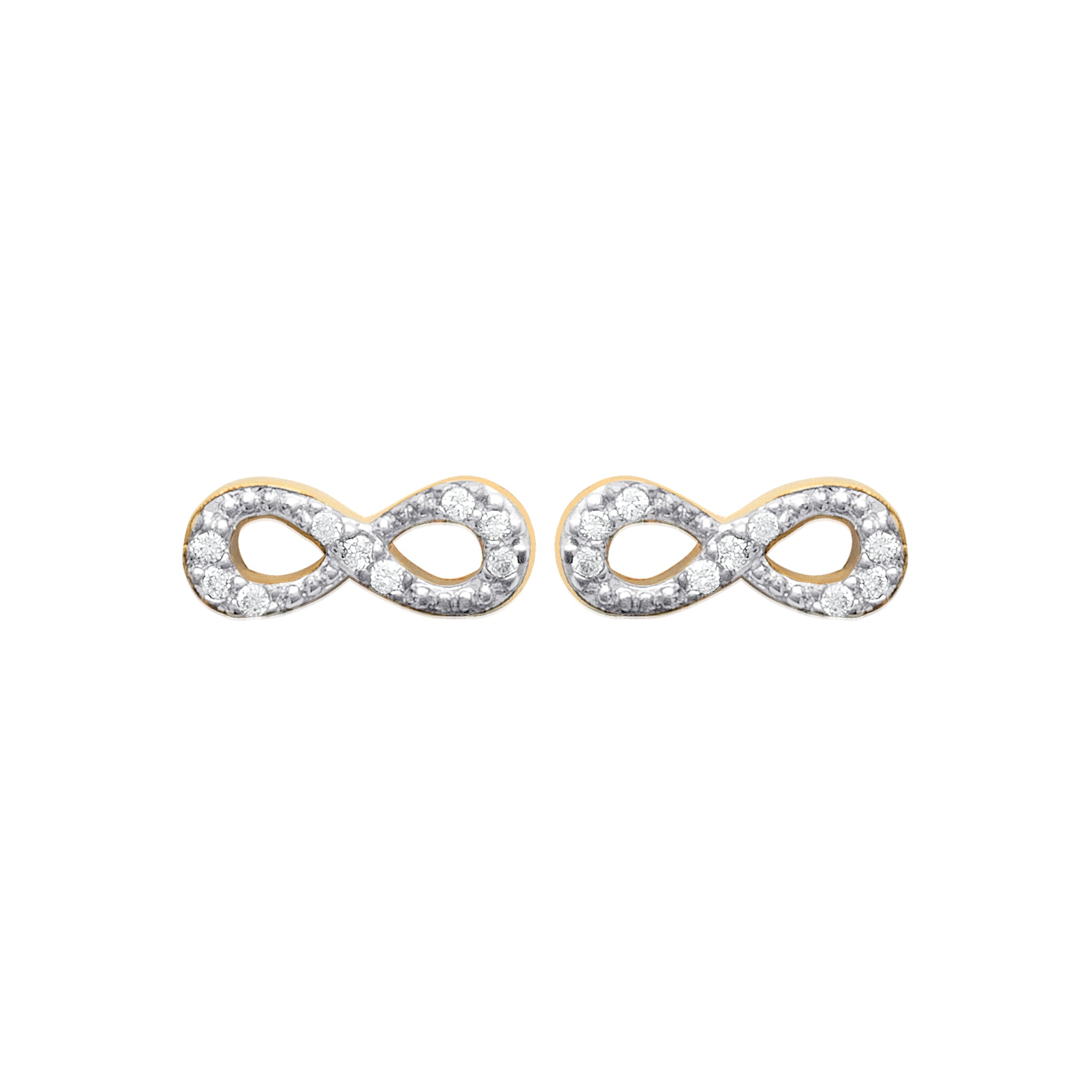 Boucles d'oreilles infini