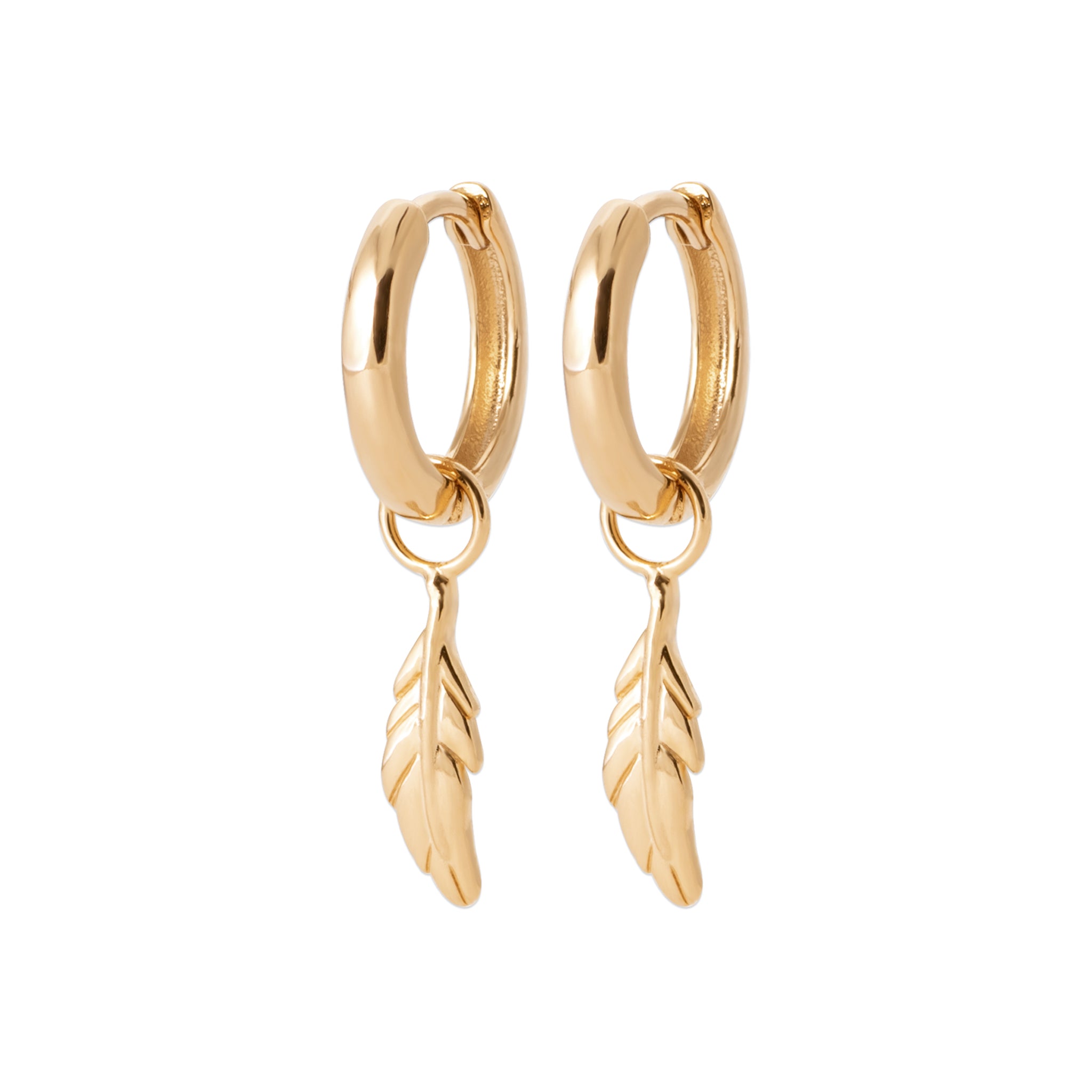 Boucles d'oreilles plumes