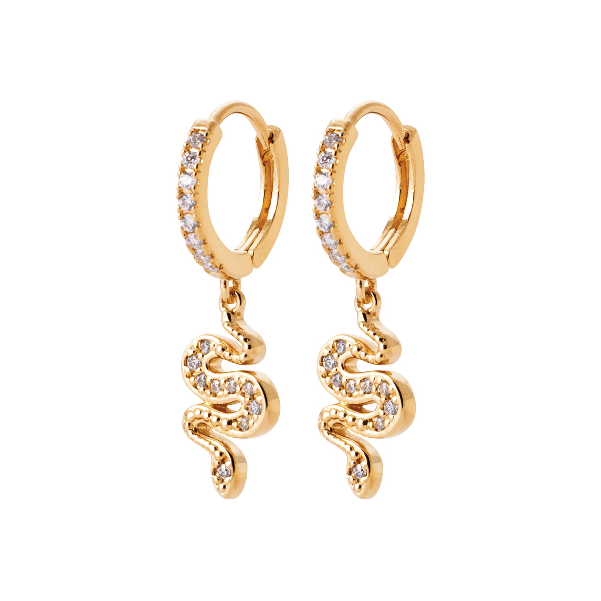 Boucles d'oreilles serpents