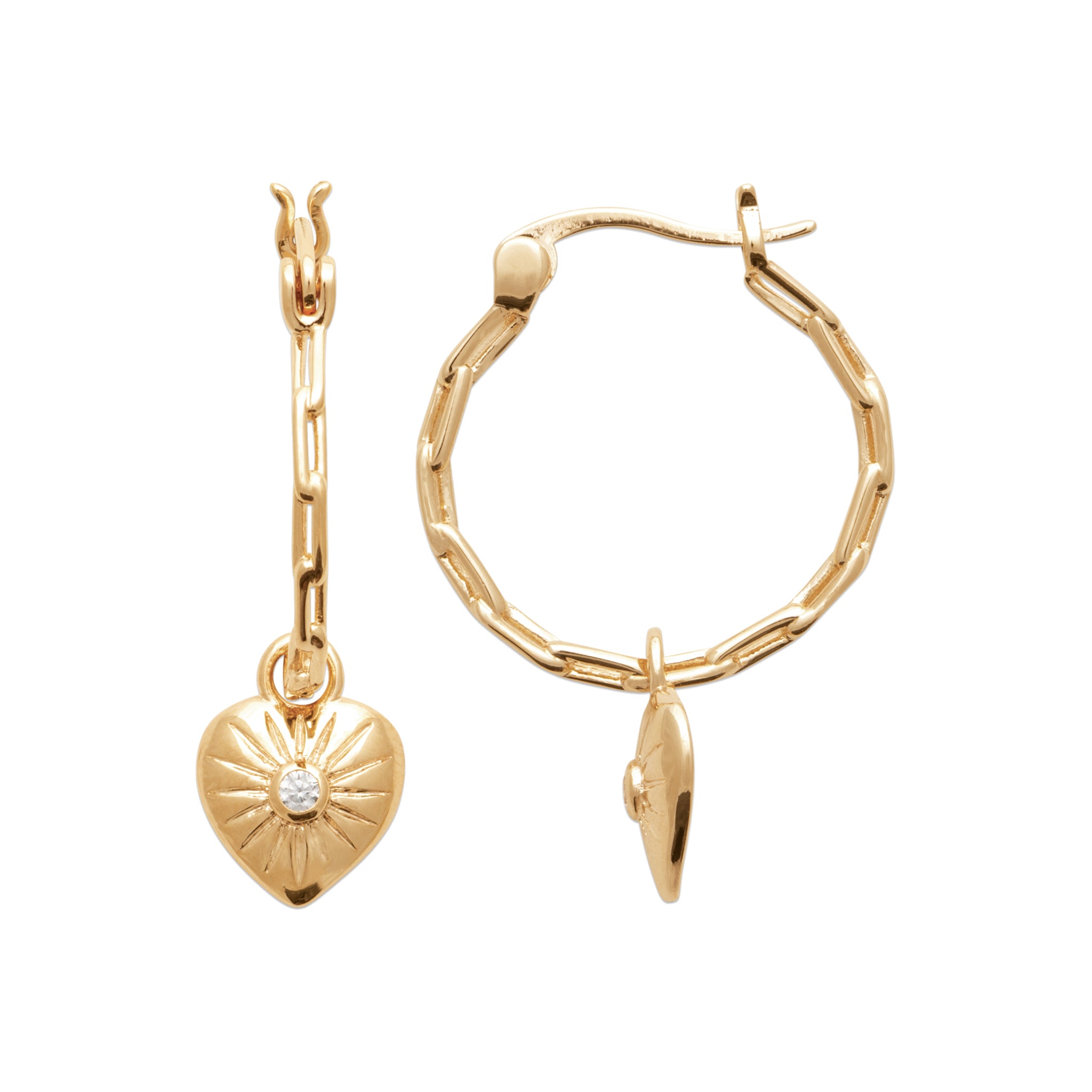 Créoles charm cœur