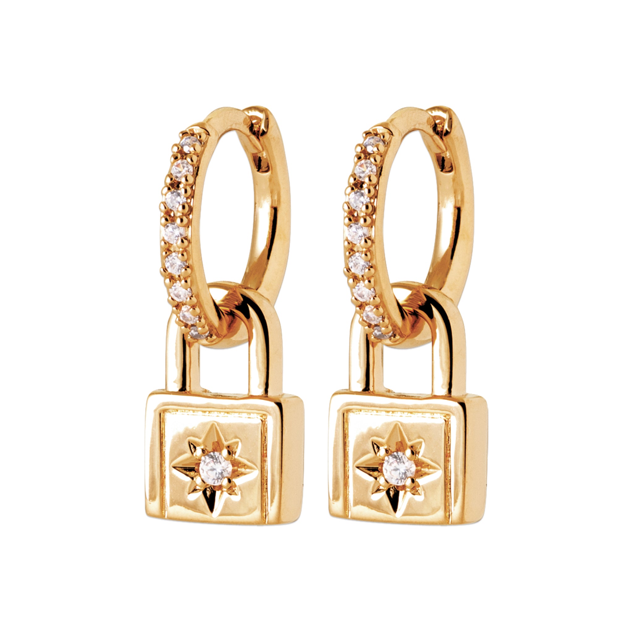 Boucles d'oreilles cadenas