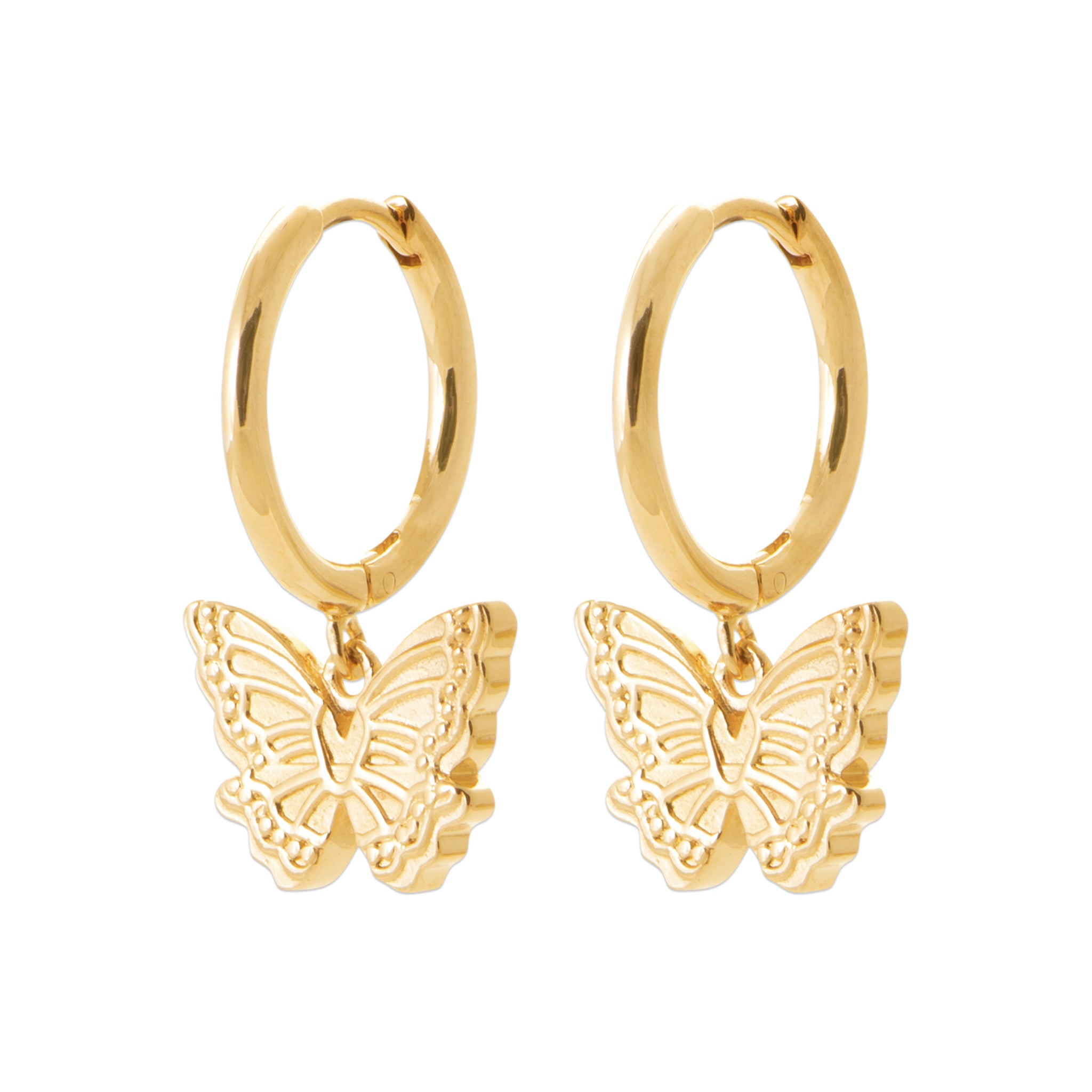 Boucles d'oreilles papillons