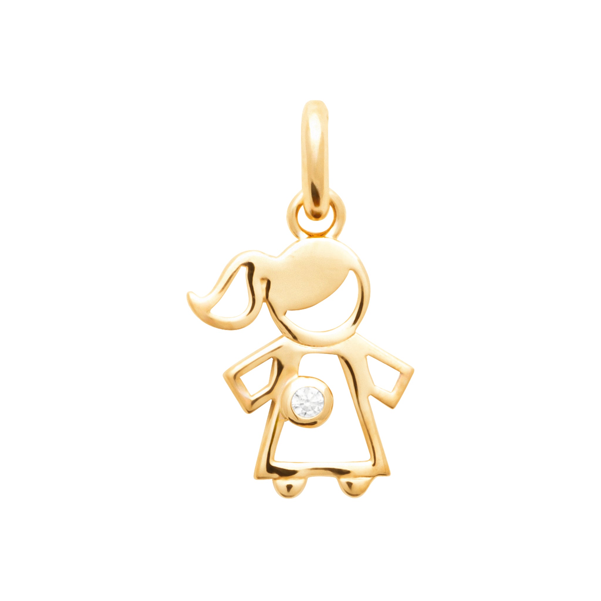 Pendentif petite fille