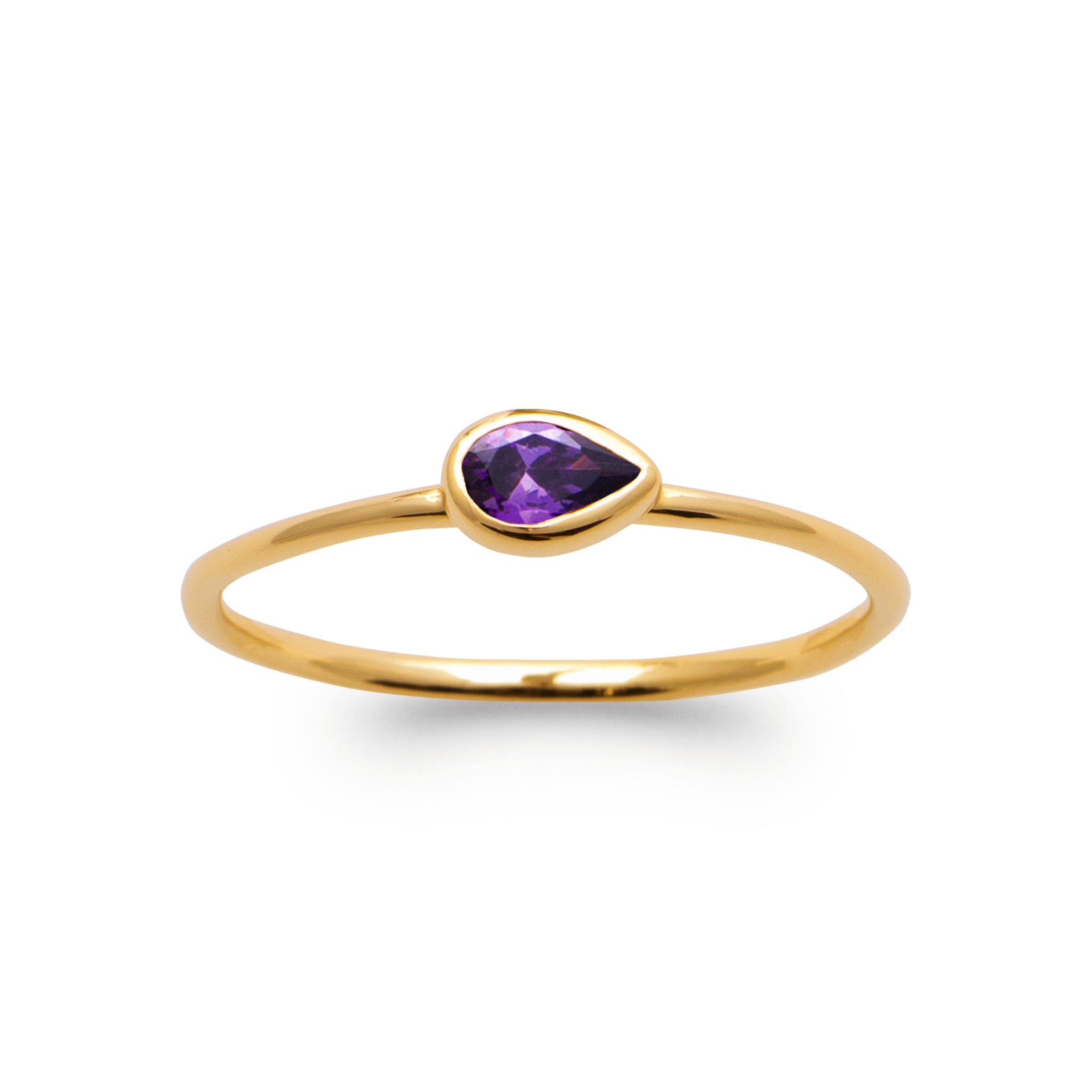 Bague - Oxyde de zirconium teinté