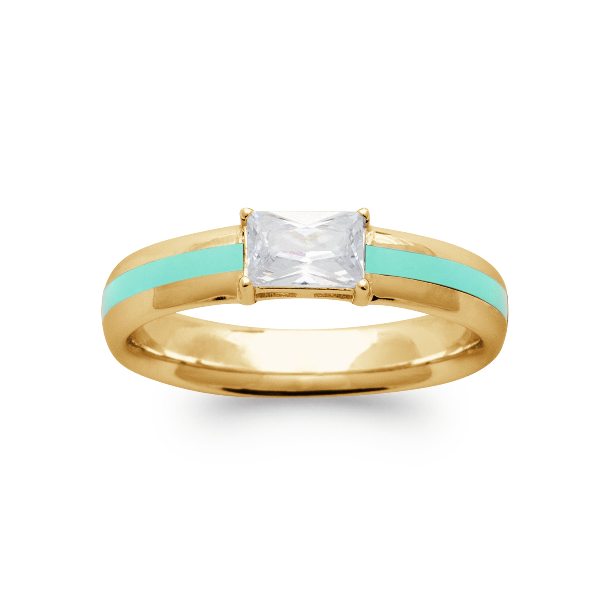 Bague - Laque - Oxyde de zirconium