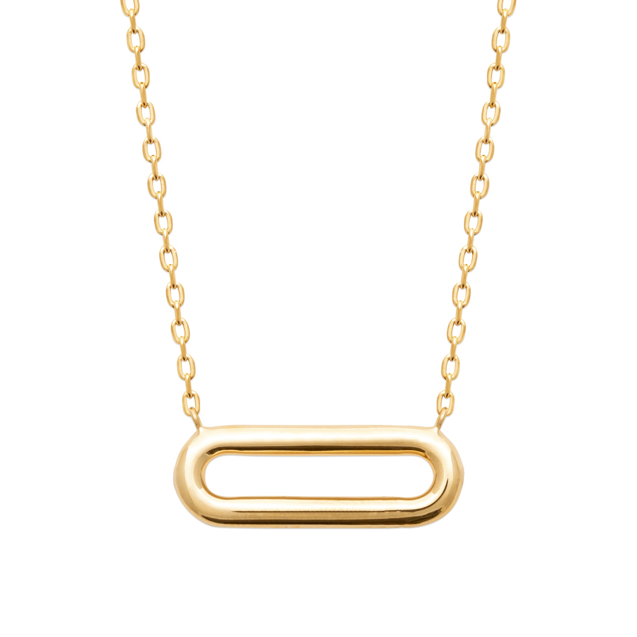 Collier motif ajouré arrondi