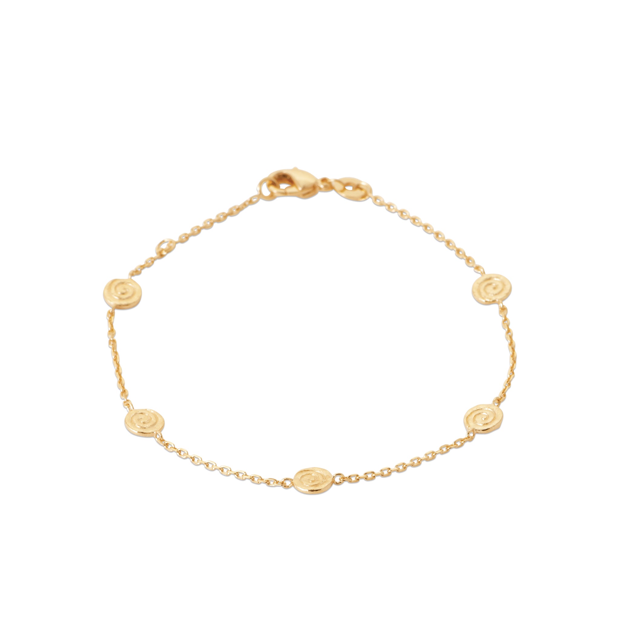 Bracelet motifs ronds à spirales