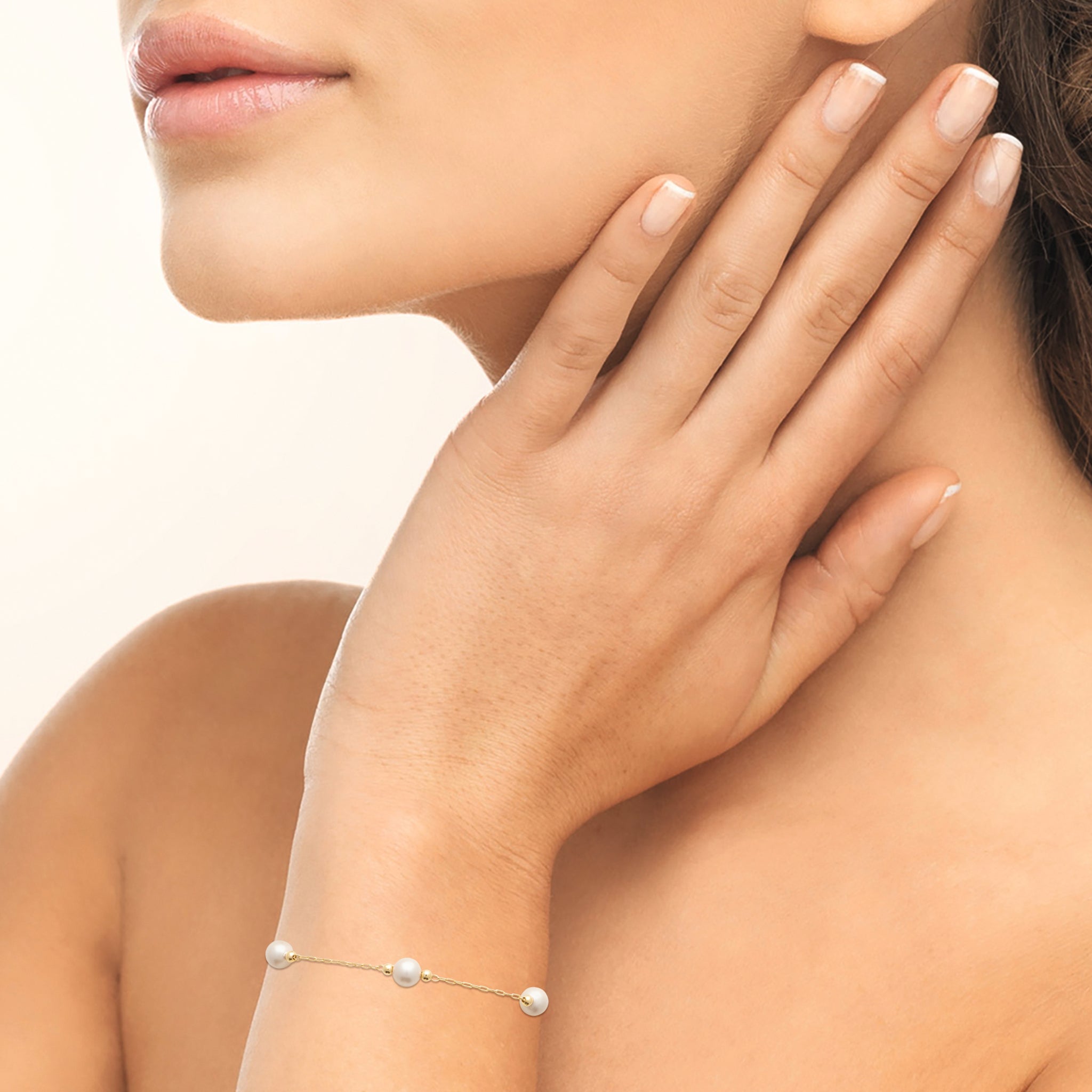 Bracelet perles imitation