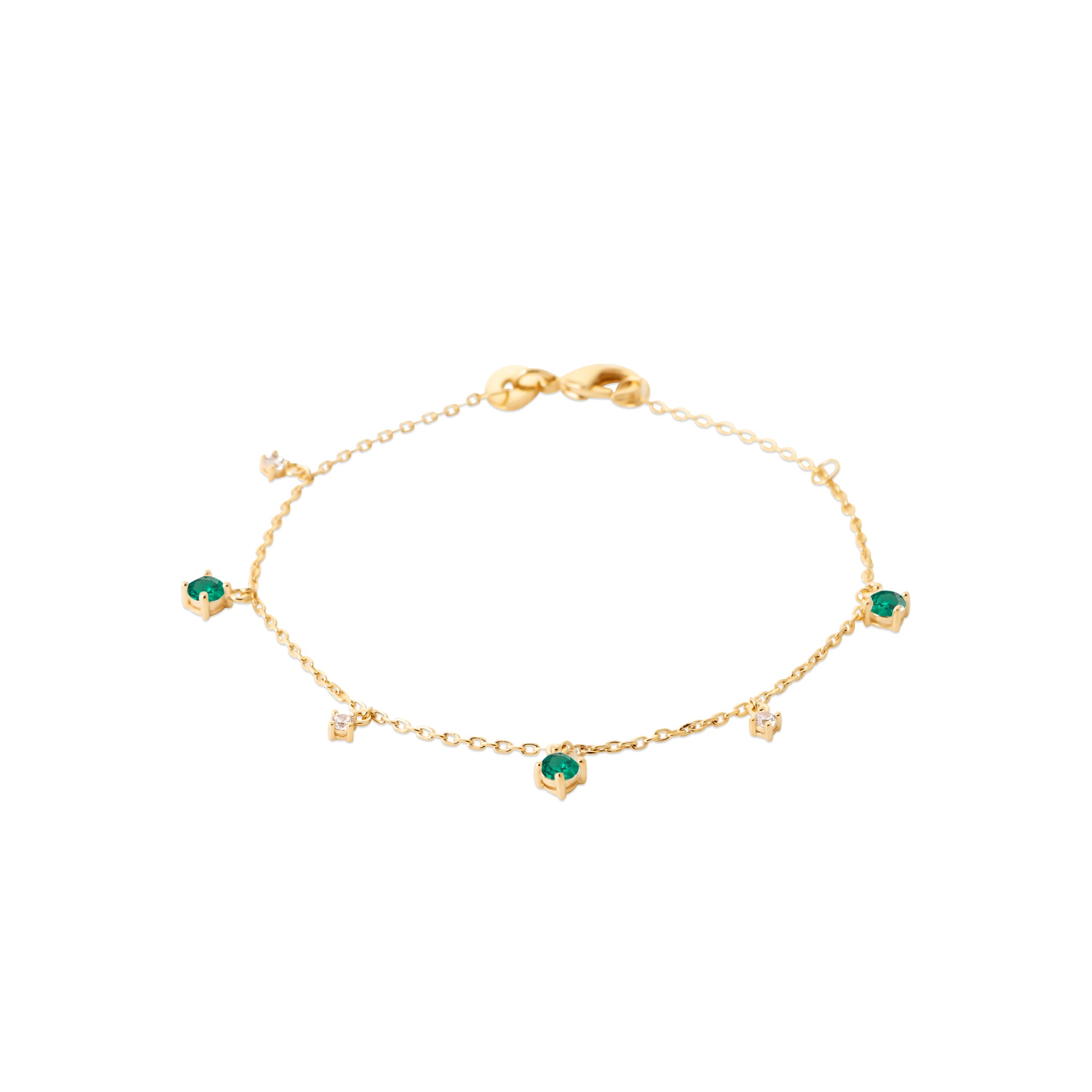 Bracelet breloques oxydes teinté