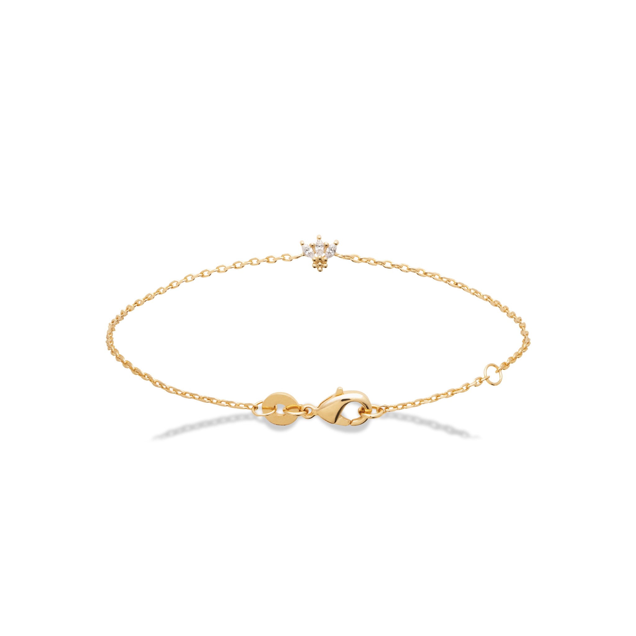 Bracelet couronne oxyde