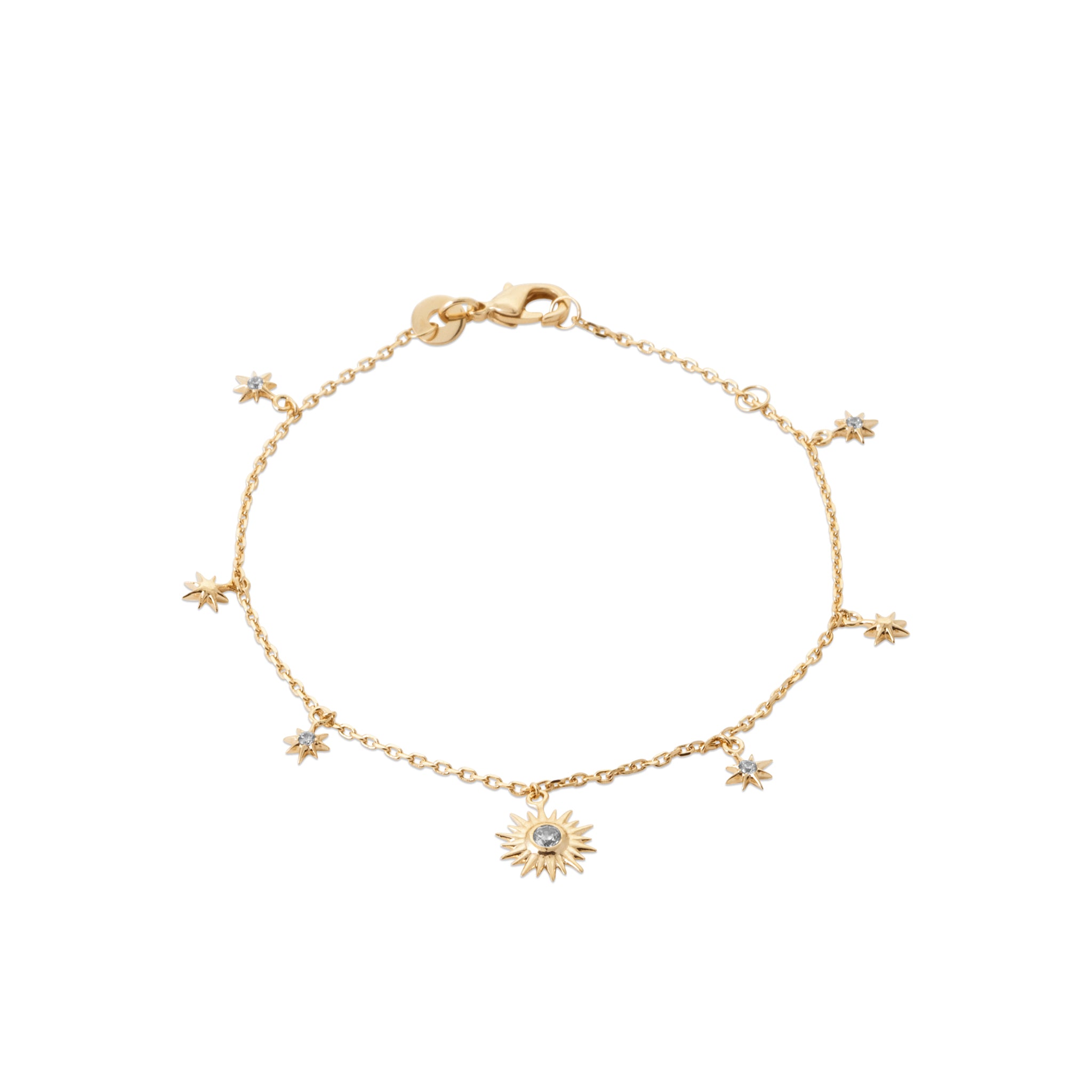 Bracelet breloques soleils