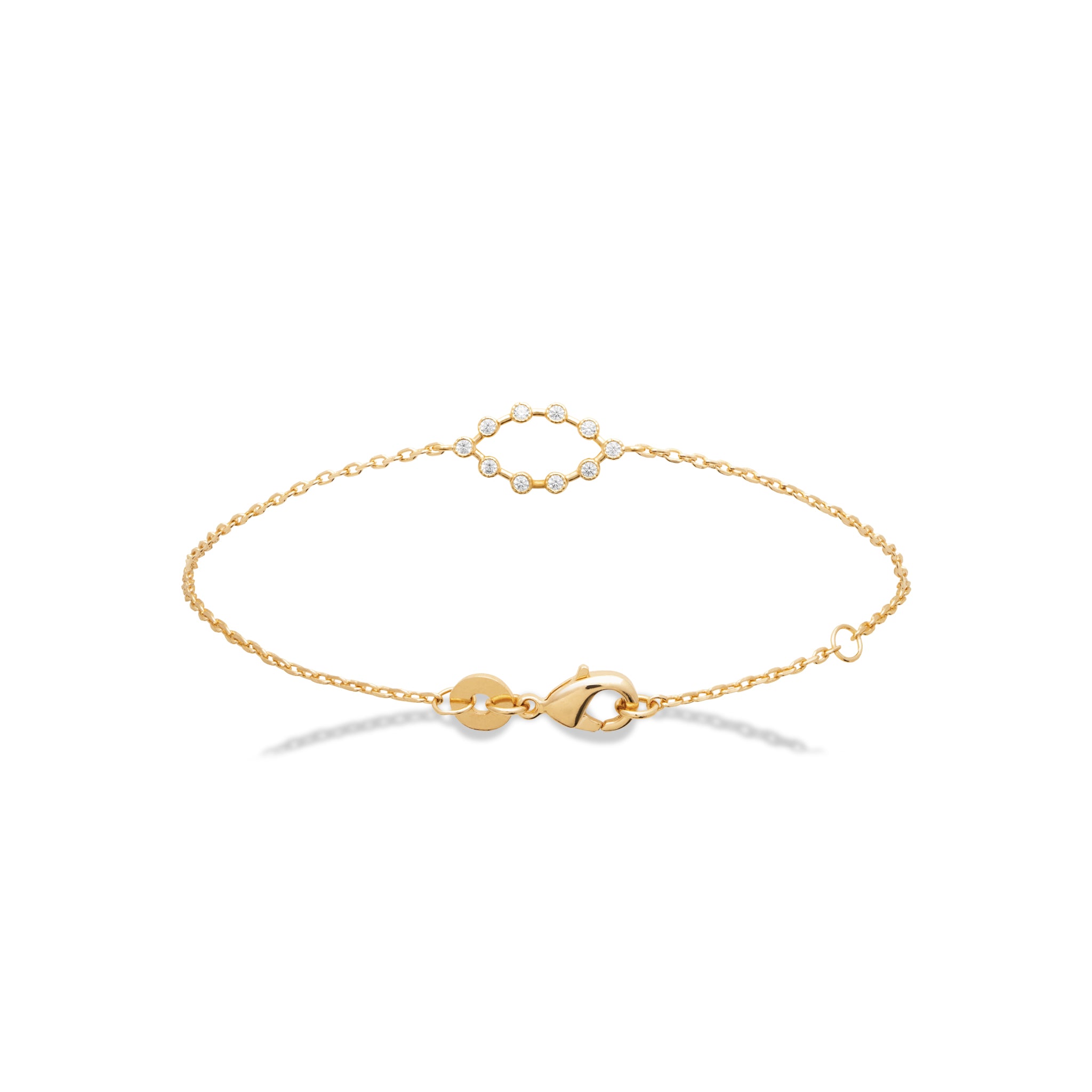 Bracelet ovale oxydes