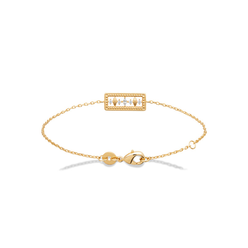 Bracelet cadre rectangle