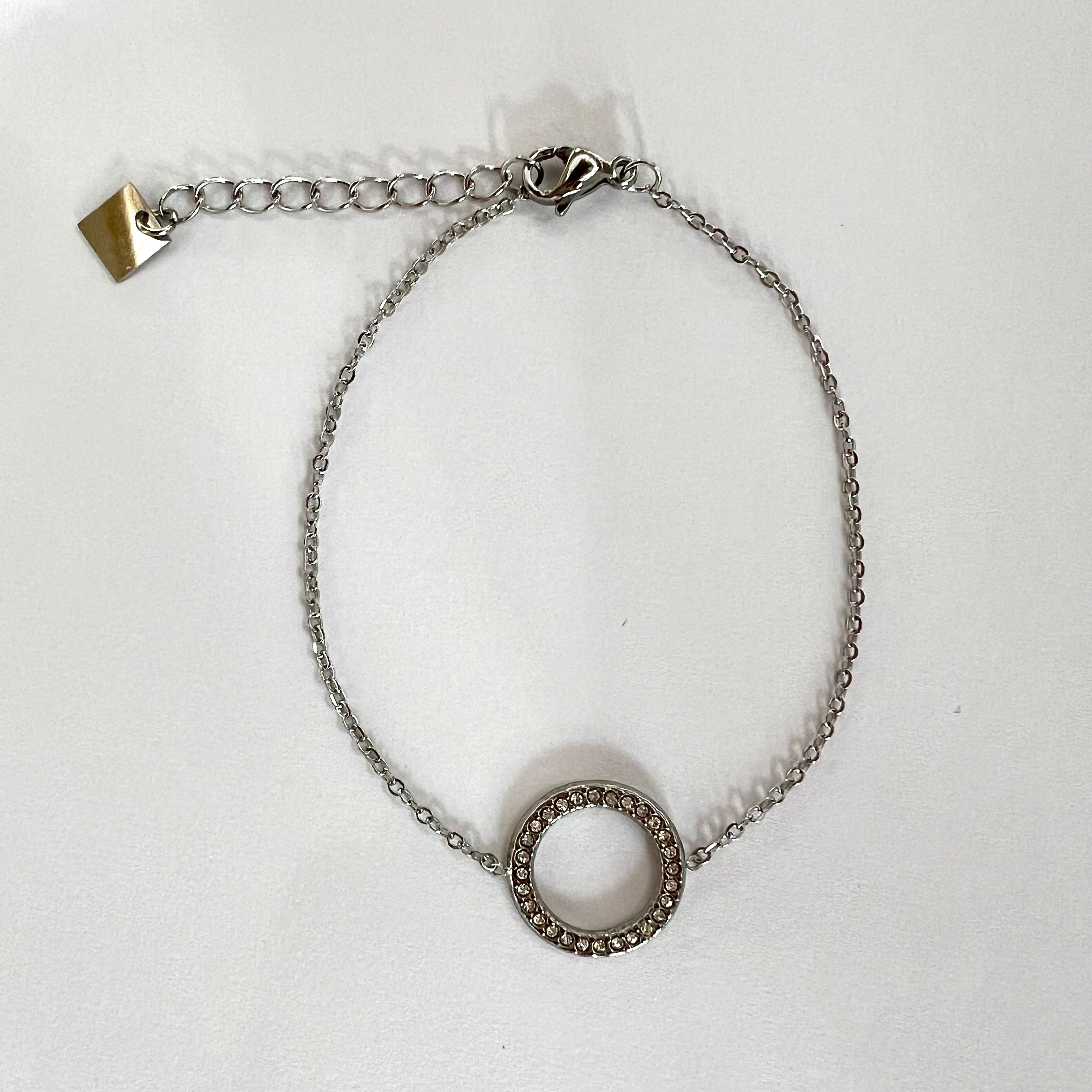 Bracelet cercle strass
