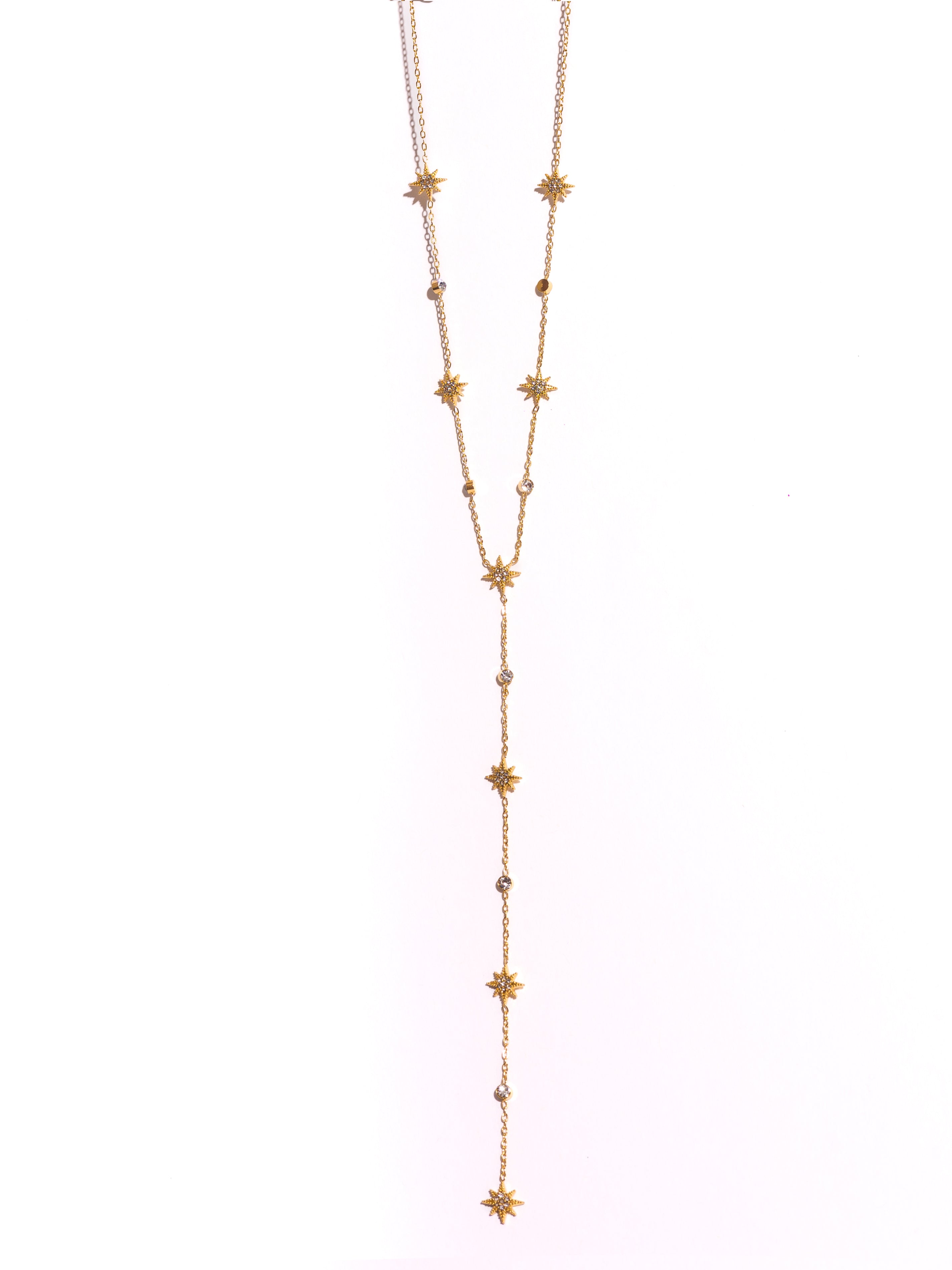 Collier y étoile et zircon