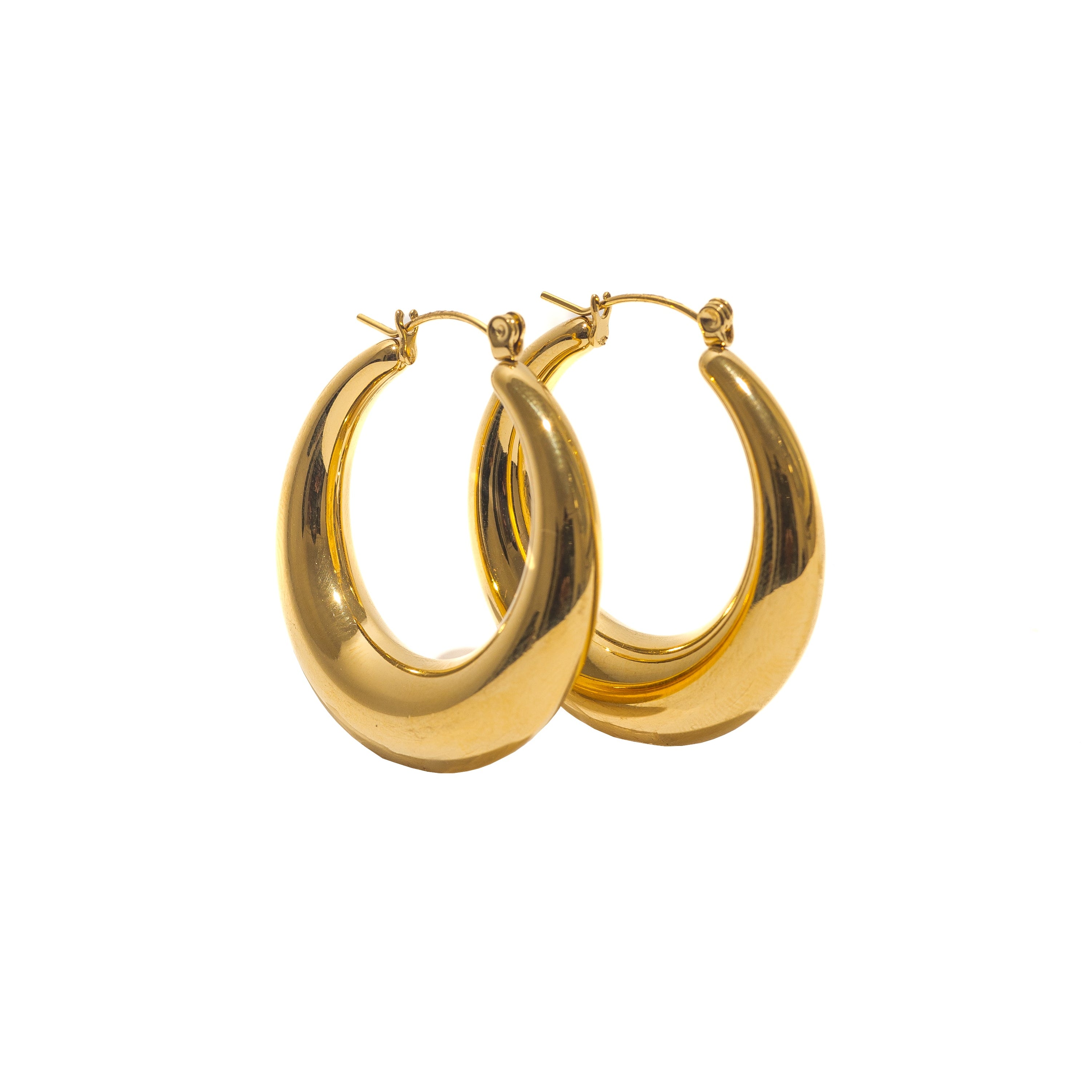 Créoles épaisses rondes