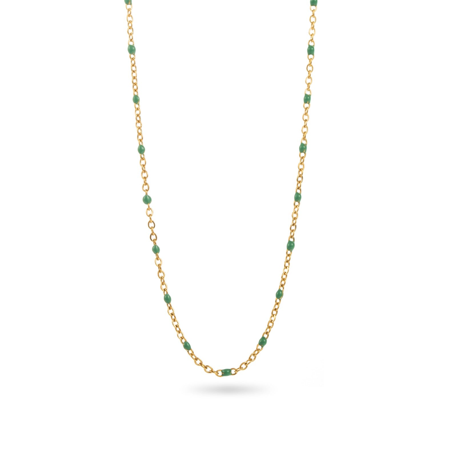 Collier petites perles colorées