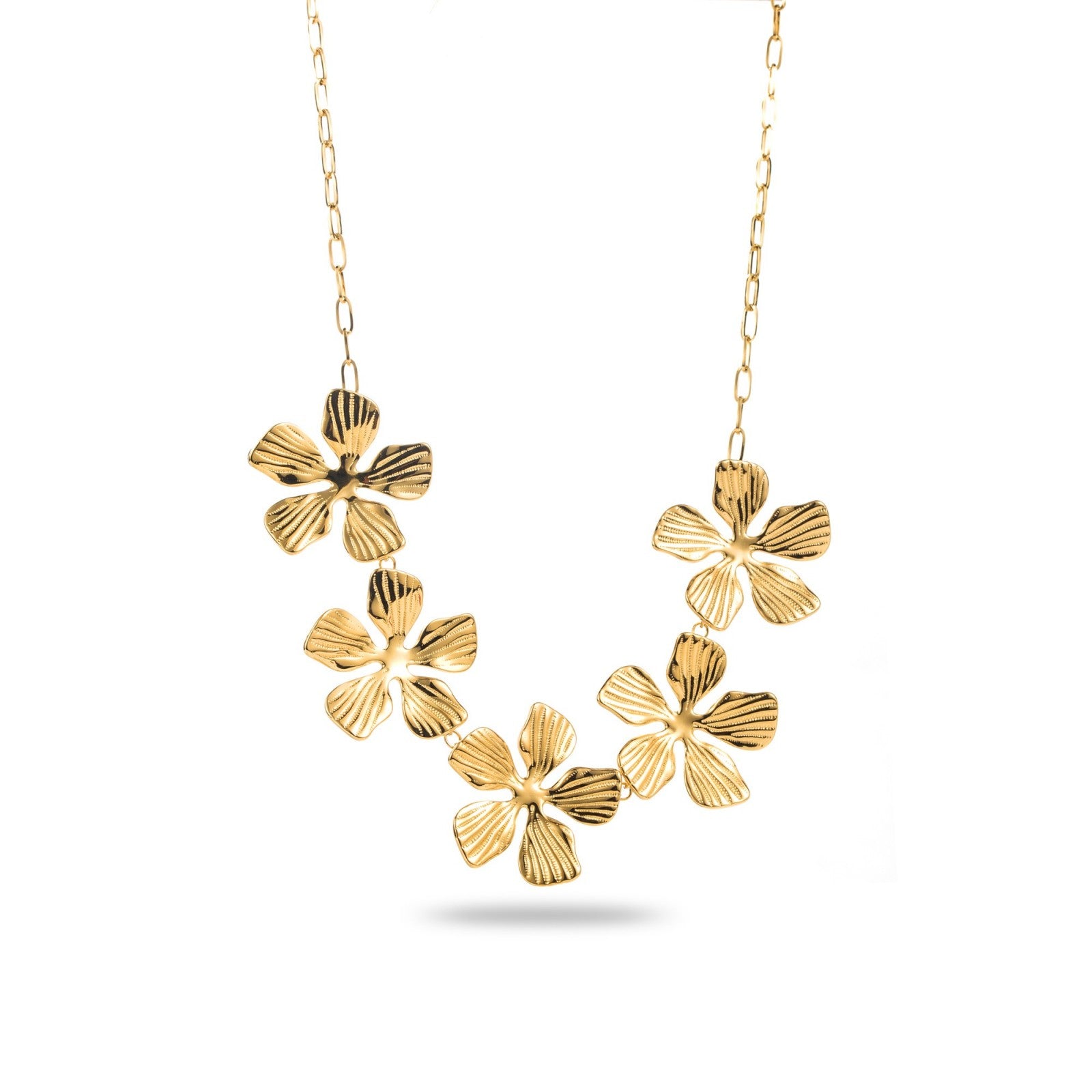 Collier multiples fleurs