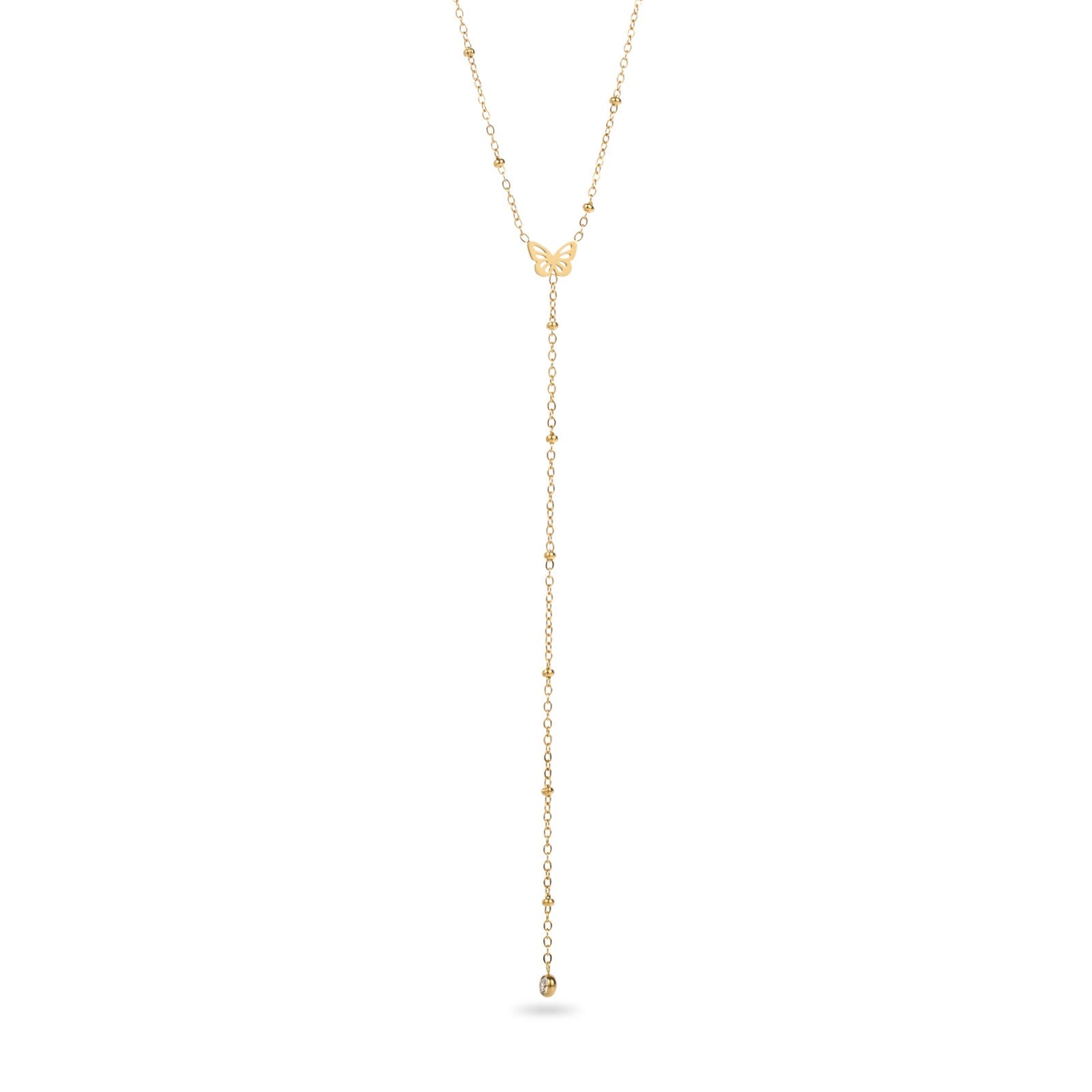 Collier cravate Y papillon