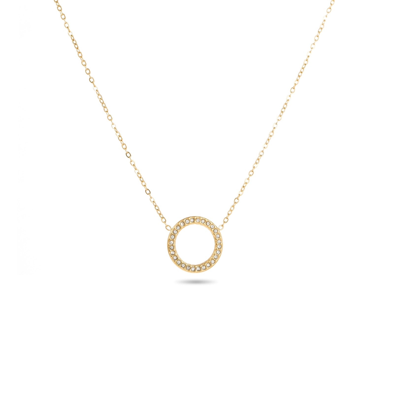 Collier cercle strass